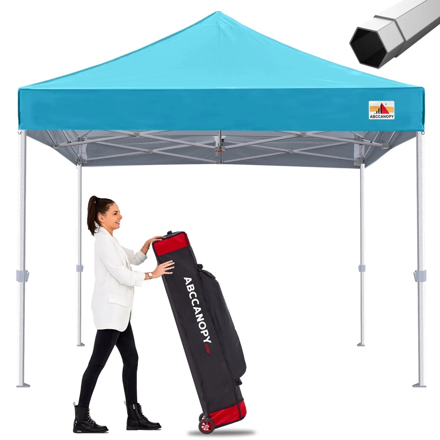 ABCCANOPY S2 Premium Heavy Duty Pop Up Canopy Tent - 8x8, 10x10, 10x15, 10x20