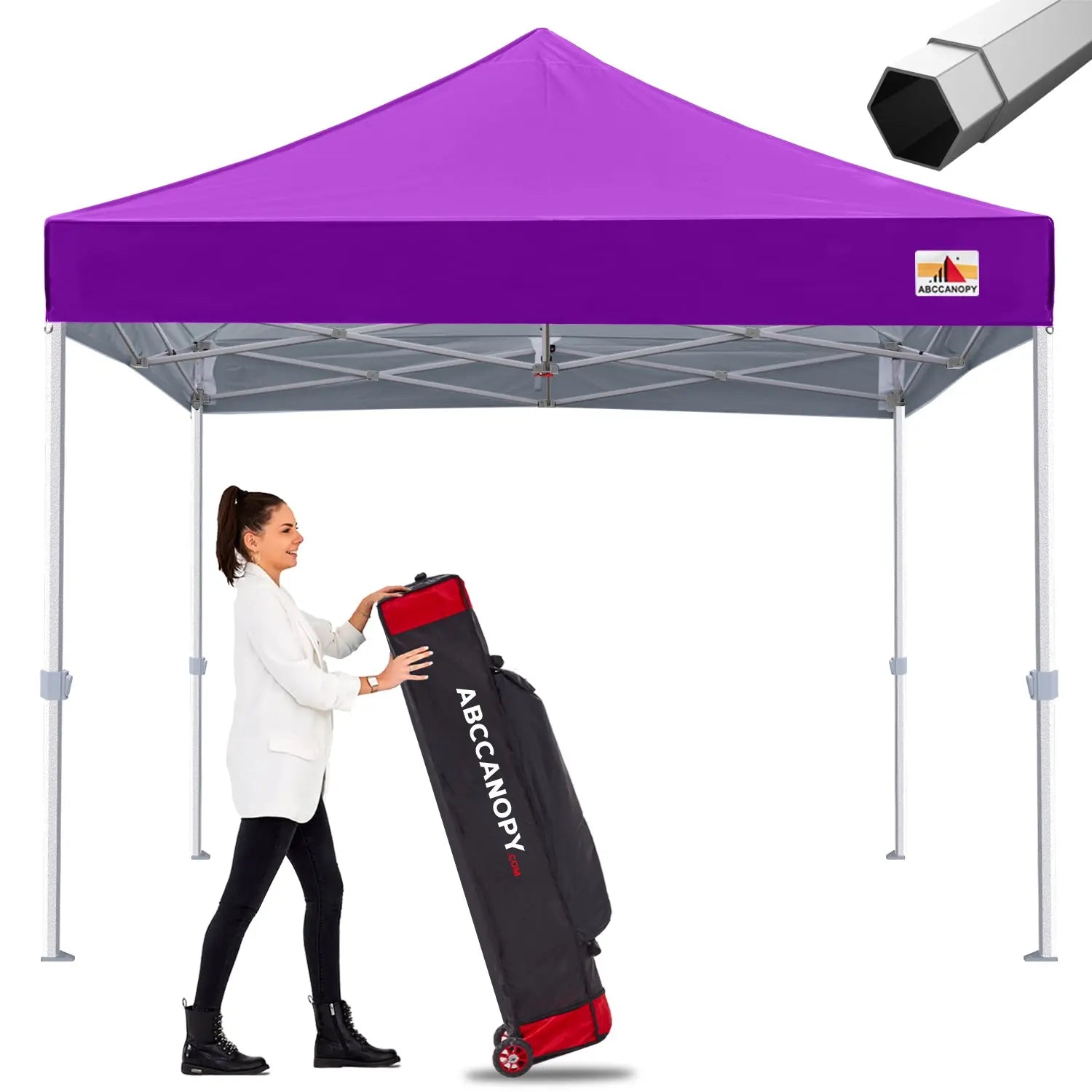 ABCCANOPY S2 Premium Heavy Duty Pop Up Canopy Tent - 8x8, 10x10, 10x15, 10x20