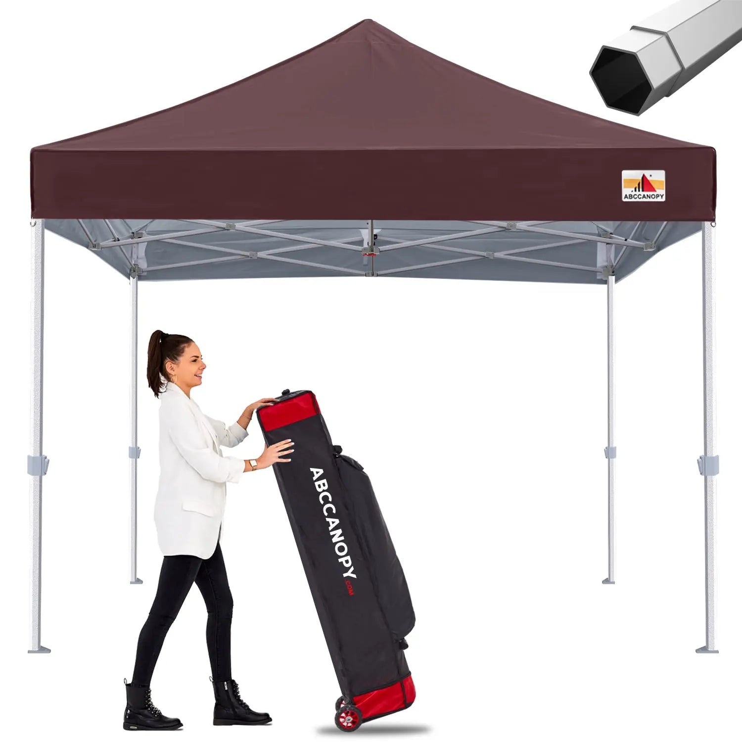 ABCCANOPY S2 Premium Heavy Duty Pop Up Canopy Tent - 8x8, 10x10, 10x15, 10x20