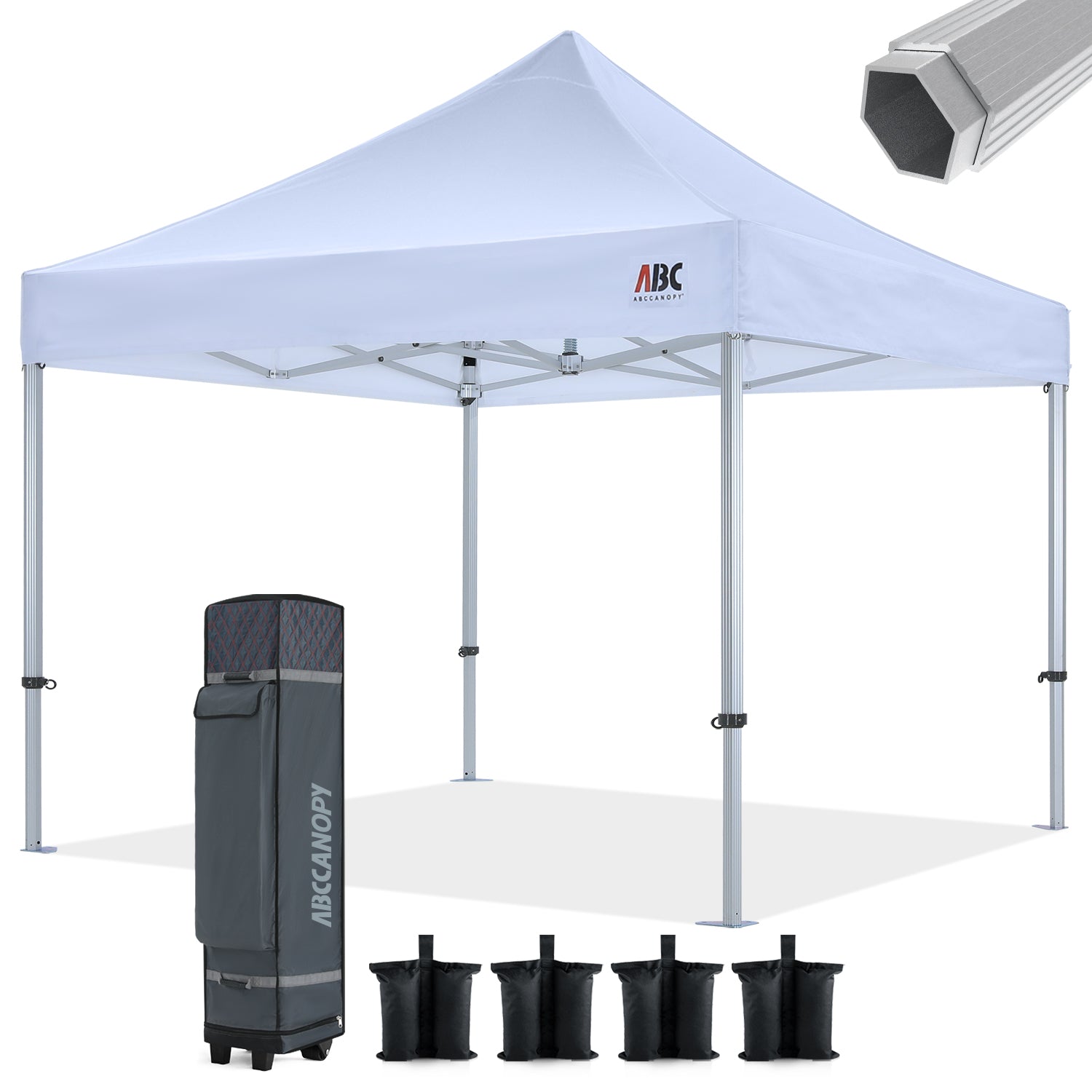 ABCCANOPY S3 Professional Aluminum Canopy Tent - 10x10, 10x15, 10x20