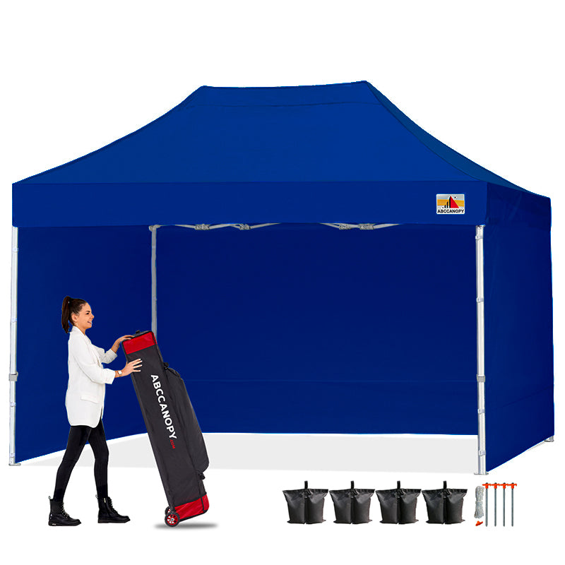 ABCCANOPY S1 Commercial Pop Up Canopy Tent with Sidewalls - 8x8, 8x12, 8x16
