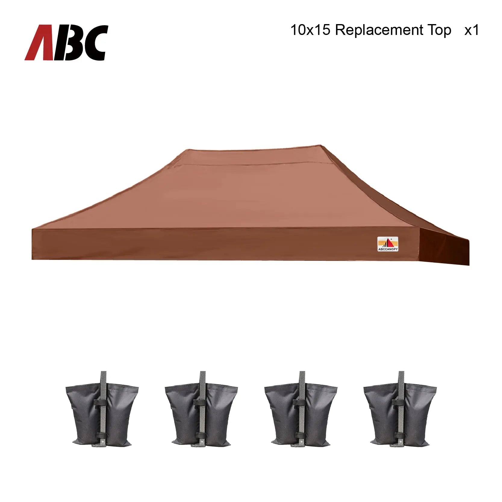 ABCCANOPY Replacement Top Cover for 8x8/10x10/10x15/10x20 Pop Up Canopy