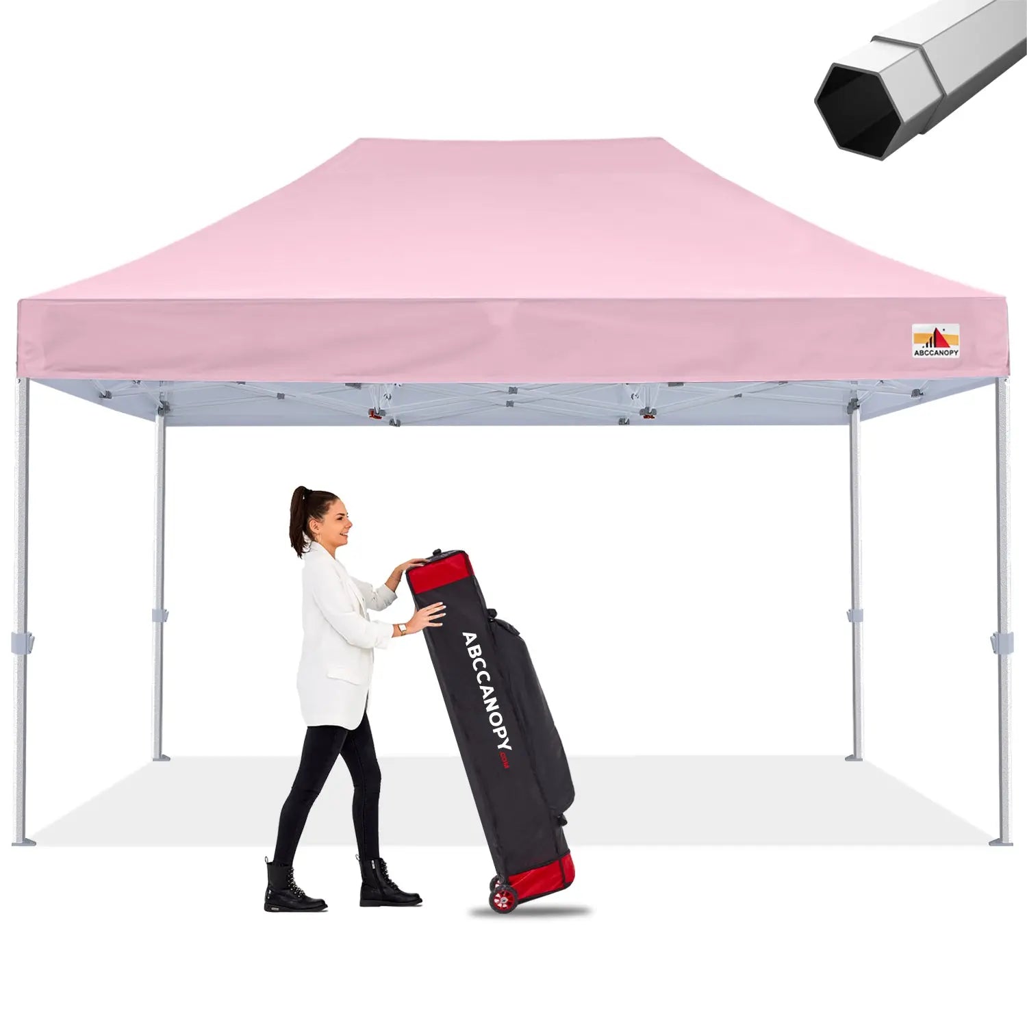 ABCCANOPY S2 Premium Heavy Duty Pop Up Canopy Tent - 8x8, 10x10, 10x15, 10x20
