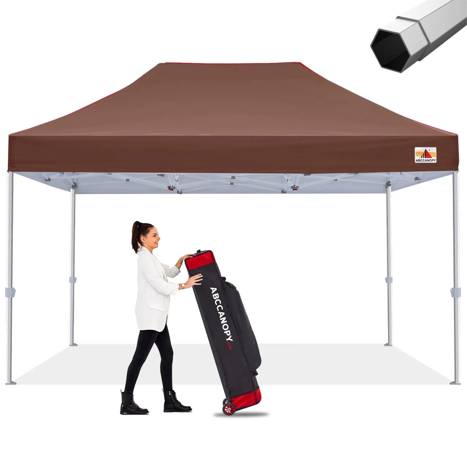 ABCCANOPY S2 Premium Heavy Duty Pop Up Canopy Tent - 8x8, 10x10, 10x15, 10x20
