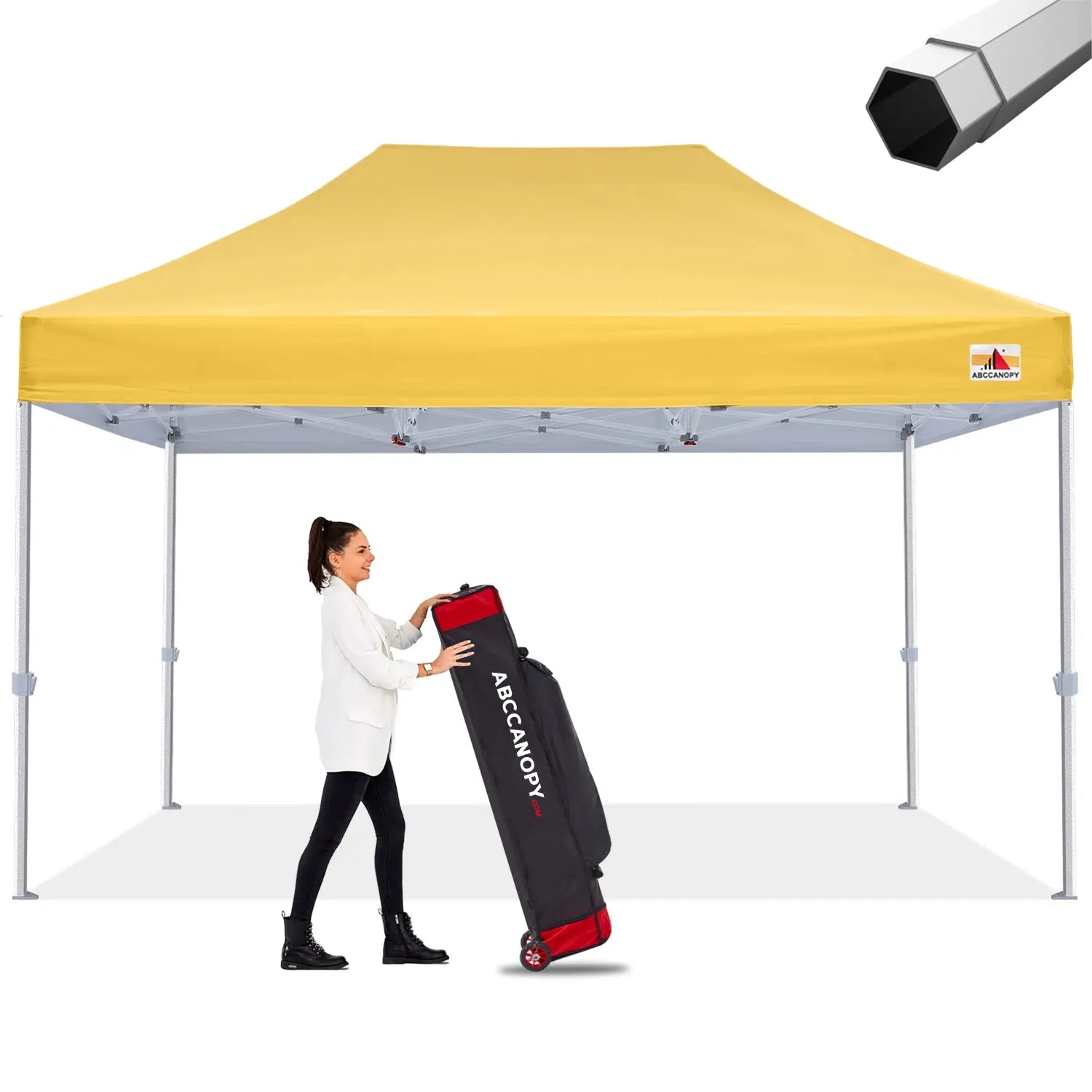 ABCCANOPY S2 Premium Heavy Duty Pop Up Canopy Tent - 8x8, 10x10, 10x15, 10x20