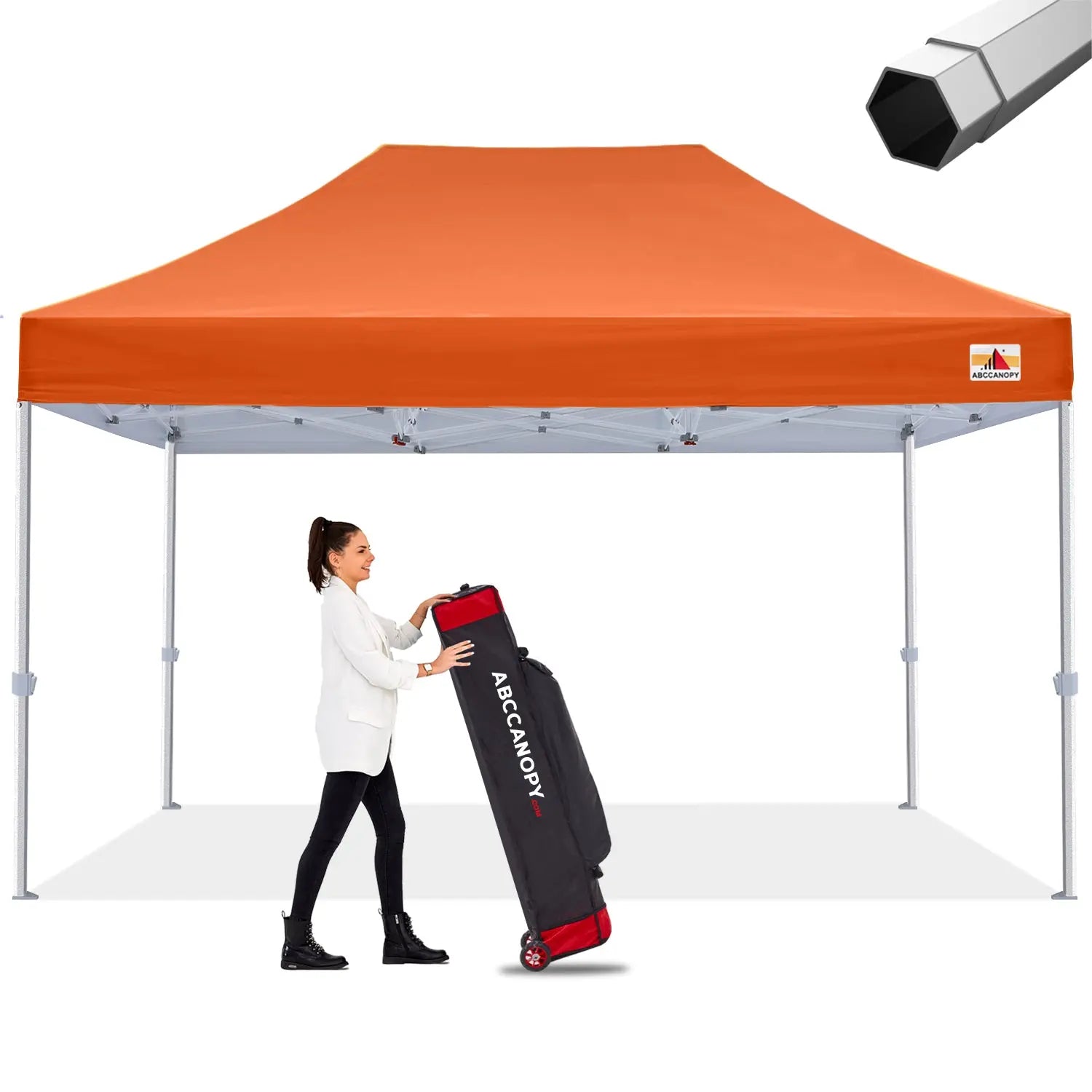 ABCCANOPY S2 Premium Heavy Duty Pop Up Canopy Tent - 8x8, 10x10, 10x15, 10x20