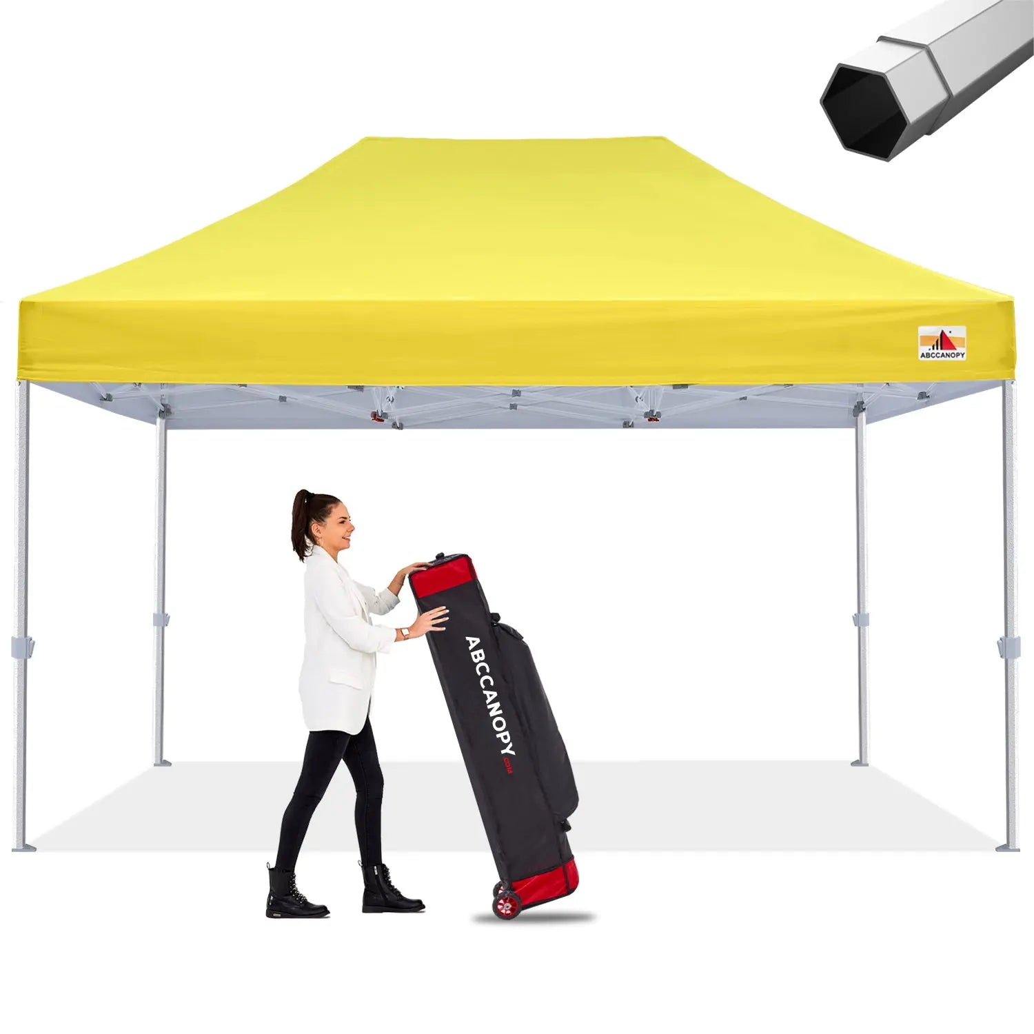 ABCCANOPY S2 Premium Heavy Duty Pop Up Canopy Tent - 8x8, 10x10, 10x15, 10x20