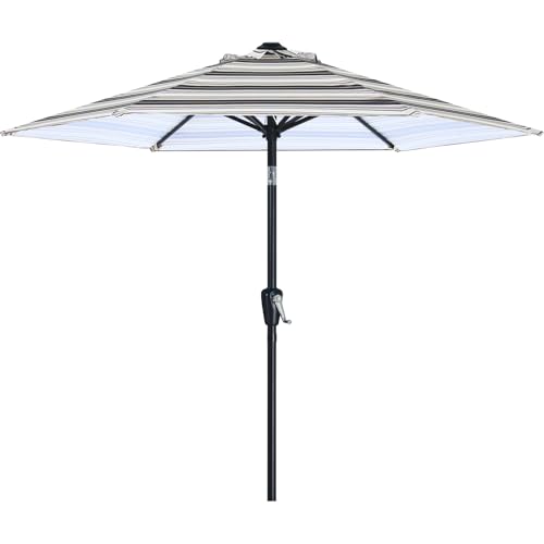 ABCCANOPY 7.5FT Patio Table Umbrella UV Protection Umbrella for Garden 6 Ribs