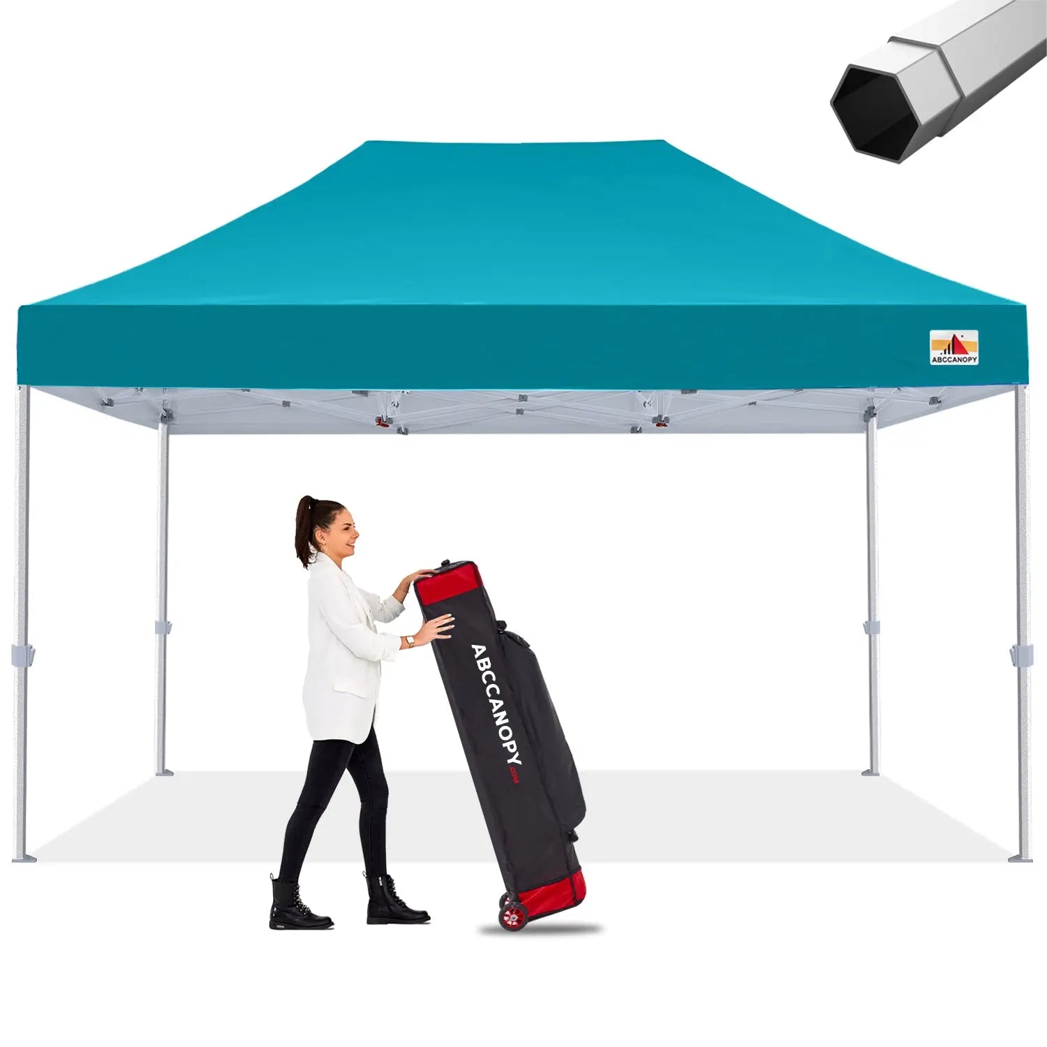 ABCCANOPY S2 Premium Heavy Duty Pop Up Canopy Tent - 8x8, 10x10, 10x15, 10x20