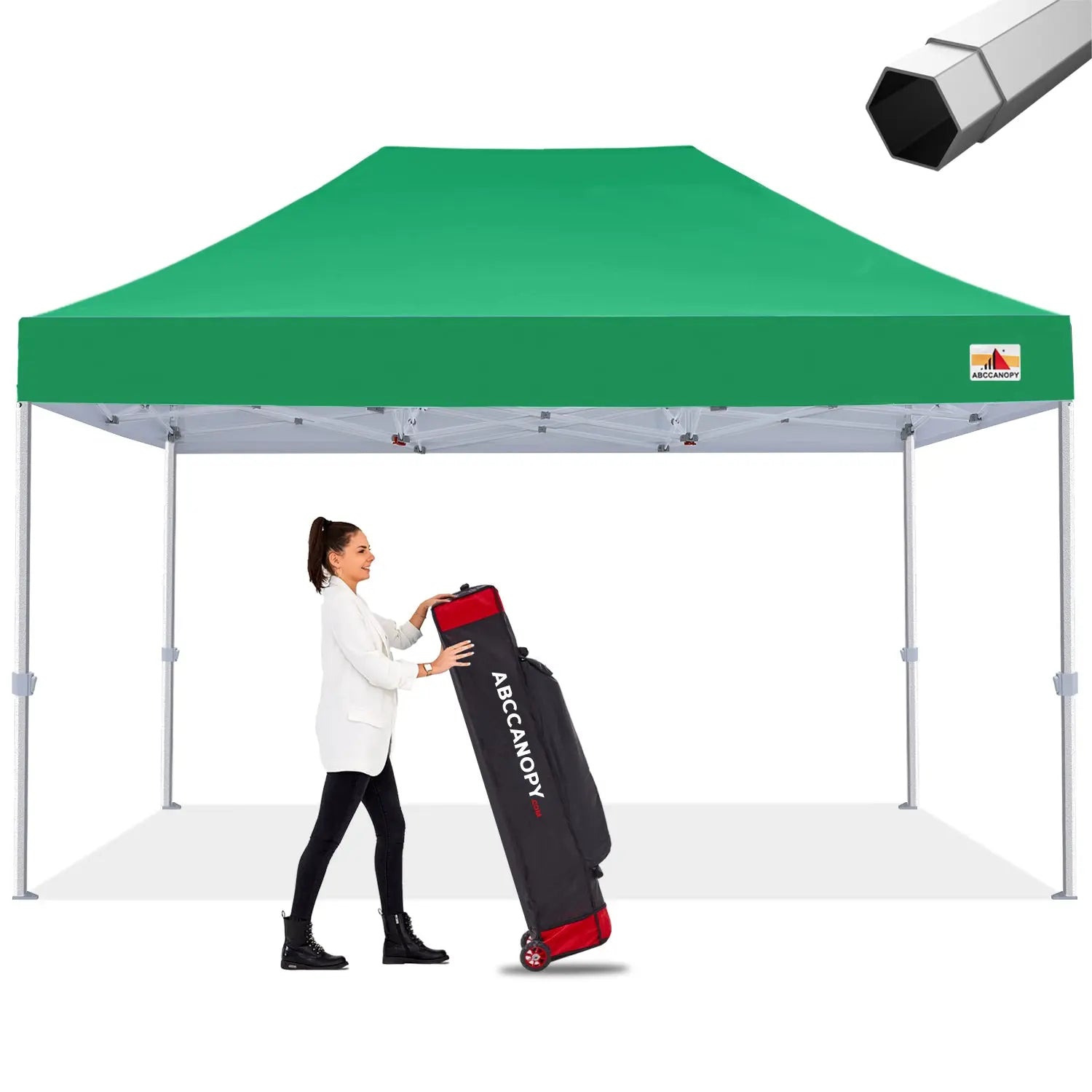 ABCCANOPY S2 Premium Heavy Duty Pop Up Canopy Tent - 8x8, 10x10, 10x15, 10x20
