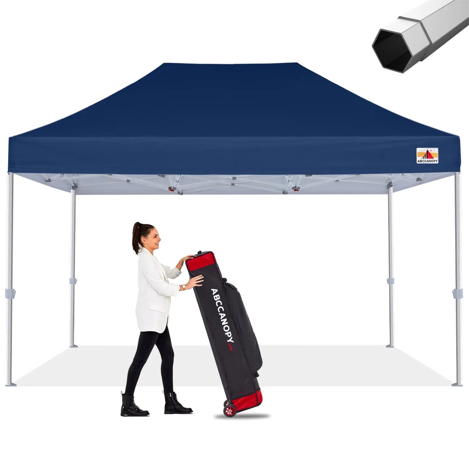 ABCCANOPY S2 Premium Heavy Duty Pop Up Canopy Tent - 8x8, 10x10, 10x15, 10x20