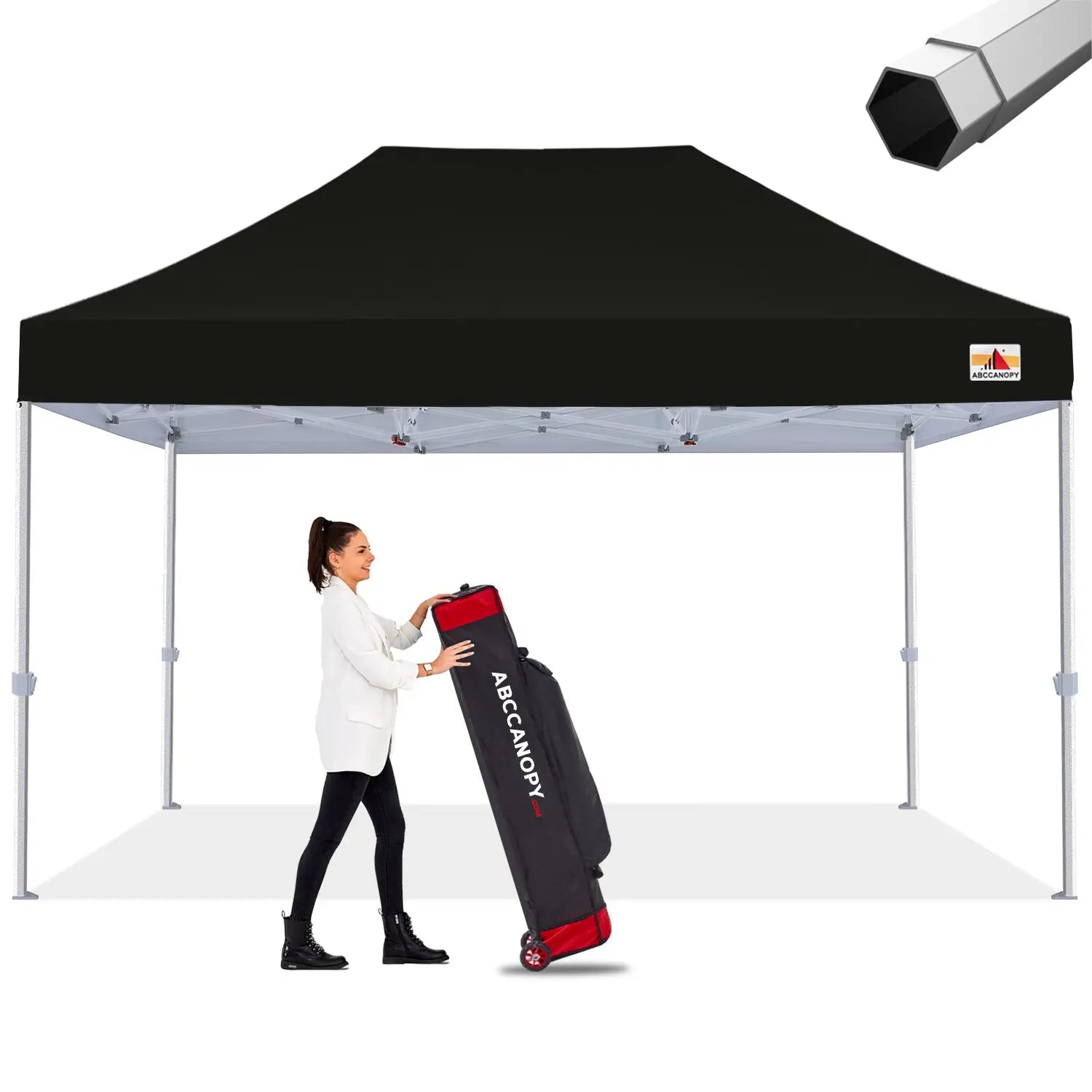 ABCCANOPY S2 Premium Heavy Duty Pop Up Canopy Tent - 8x8, 10x10, 10x15, 10x20