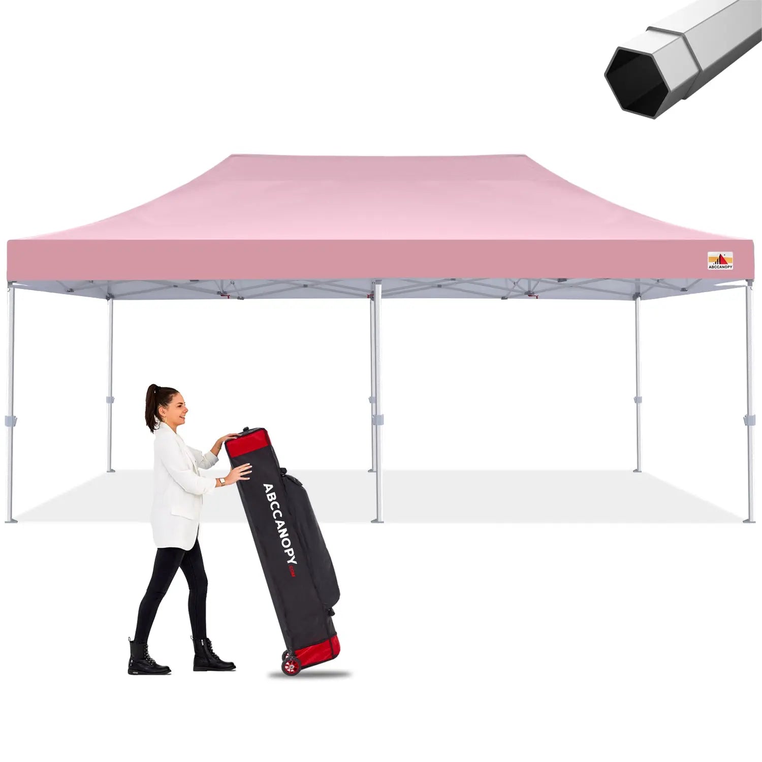 ABCCANOPY S2 Premium Heavy Duty Pop Up Canopy Tent - 8x8, 10x10, 10x15, 10x20