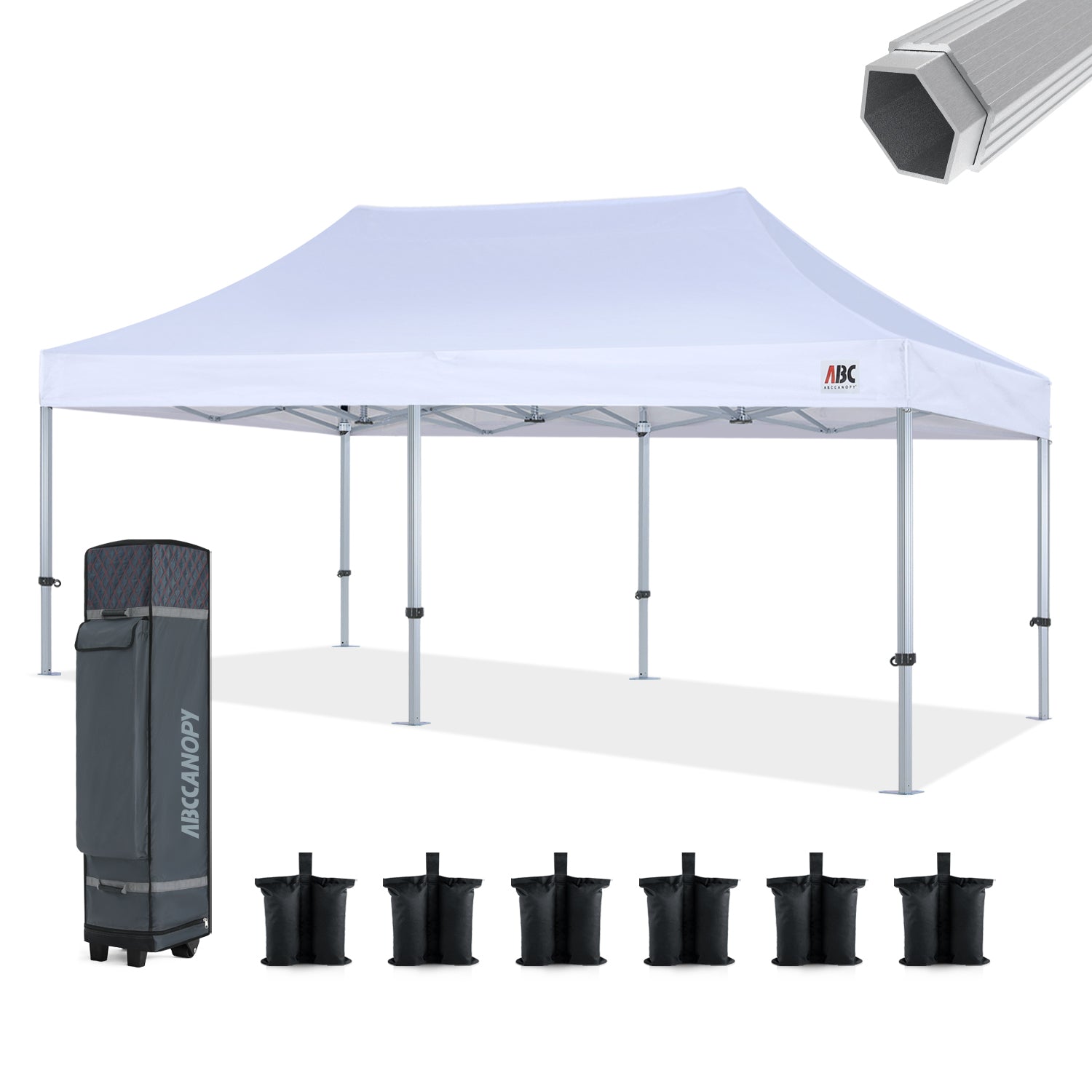 ABCCANOPY S3 Professional Aluminum Canopy Tent - 10x10, 10x15, 10x20