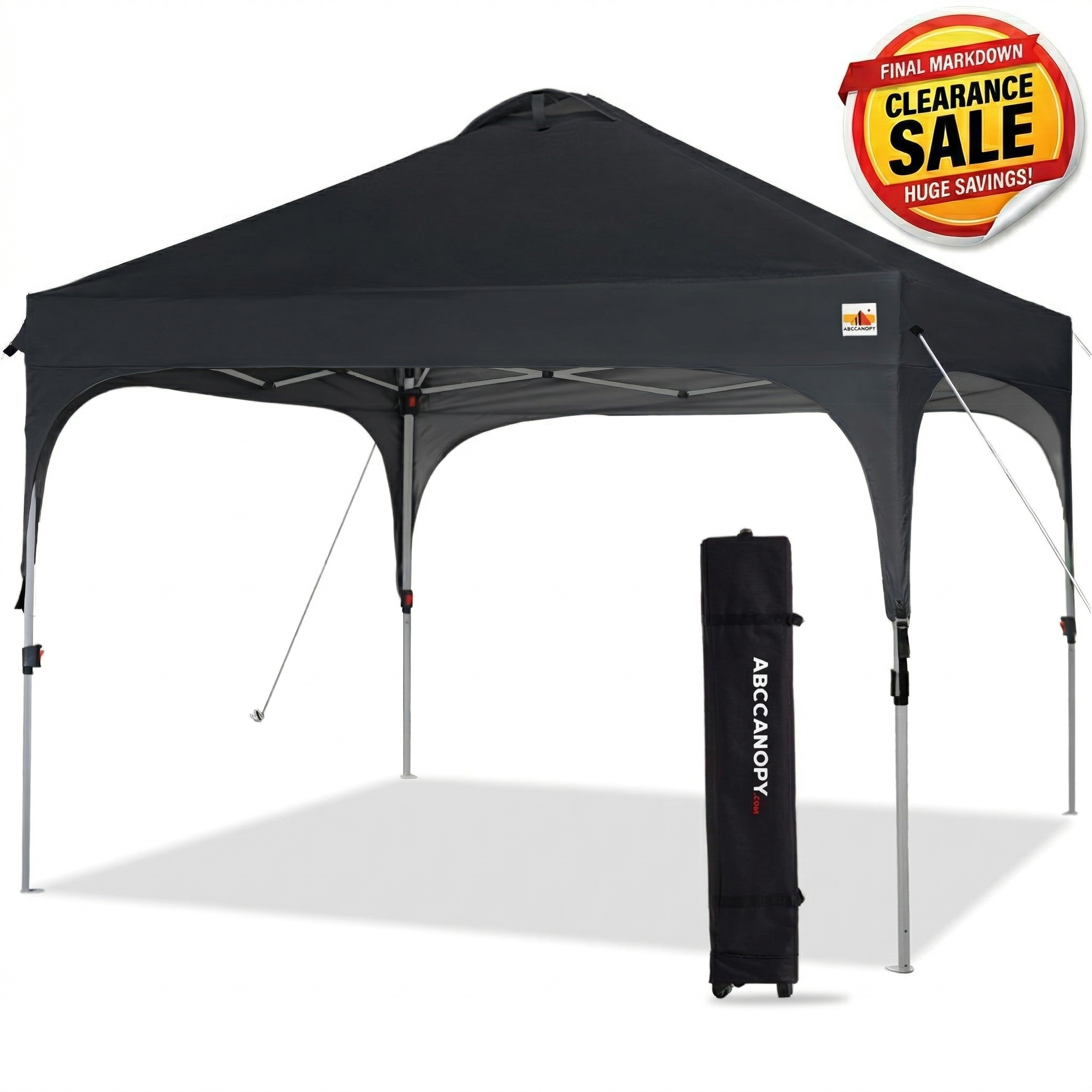 ABCCANOPY Instant Pop‑Up Canopy Tent for Camping & Beach - 8x8