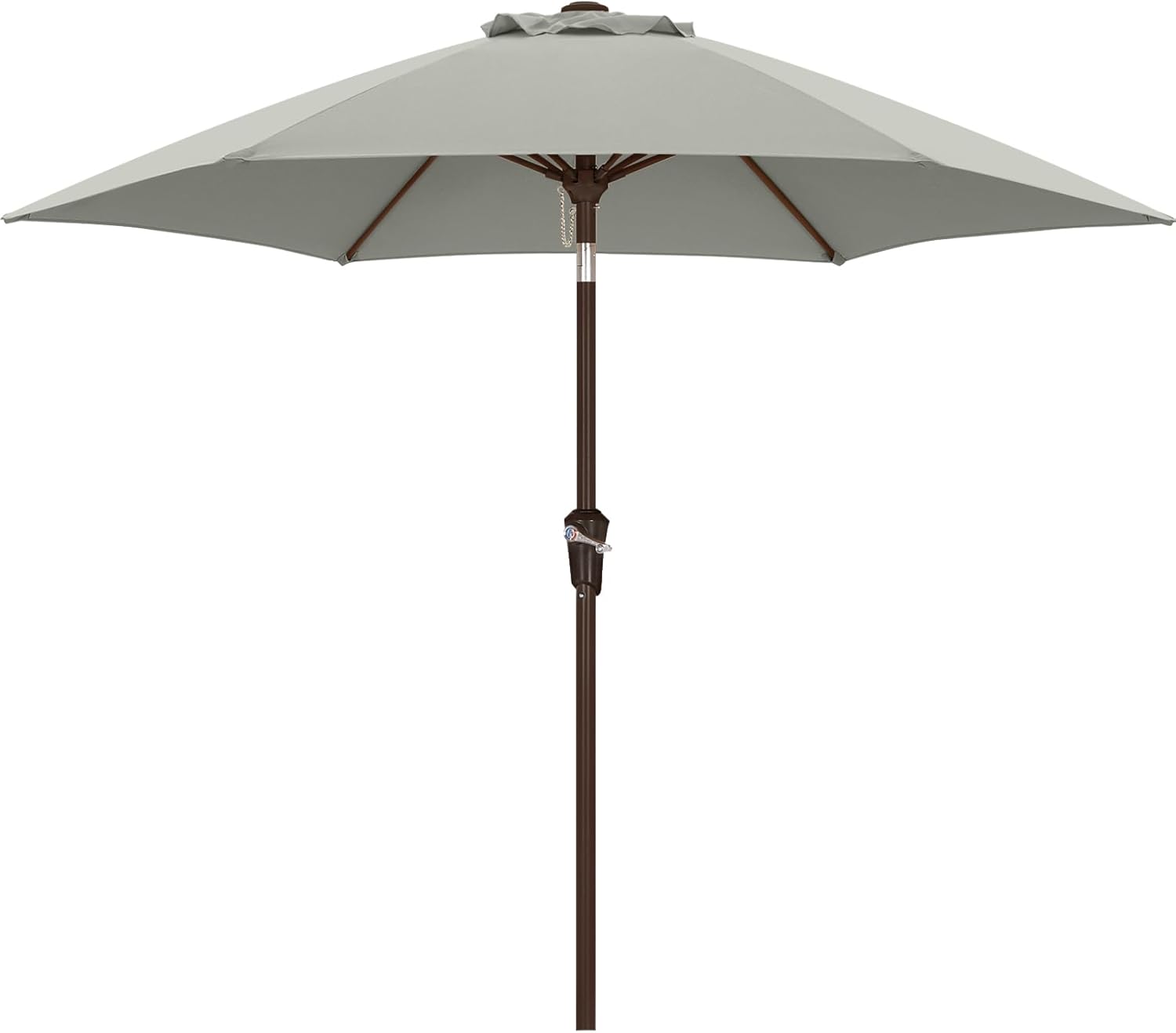 ABCCANOPY 7.5FT Patio Table Umbrella UV Protection Umbrella for Garden 6 Ribs