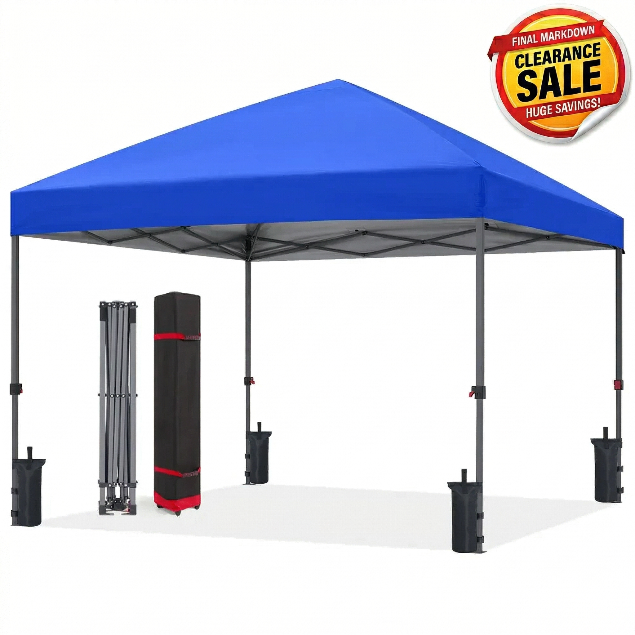 ABCCANOPY 10x10 Outdoor Pop Up Canopy Tent (Low Crest™)