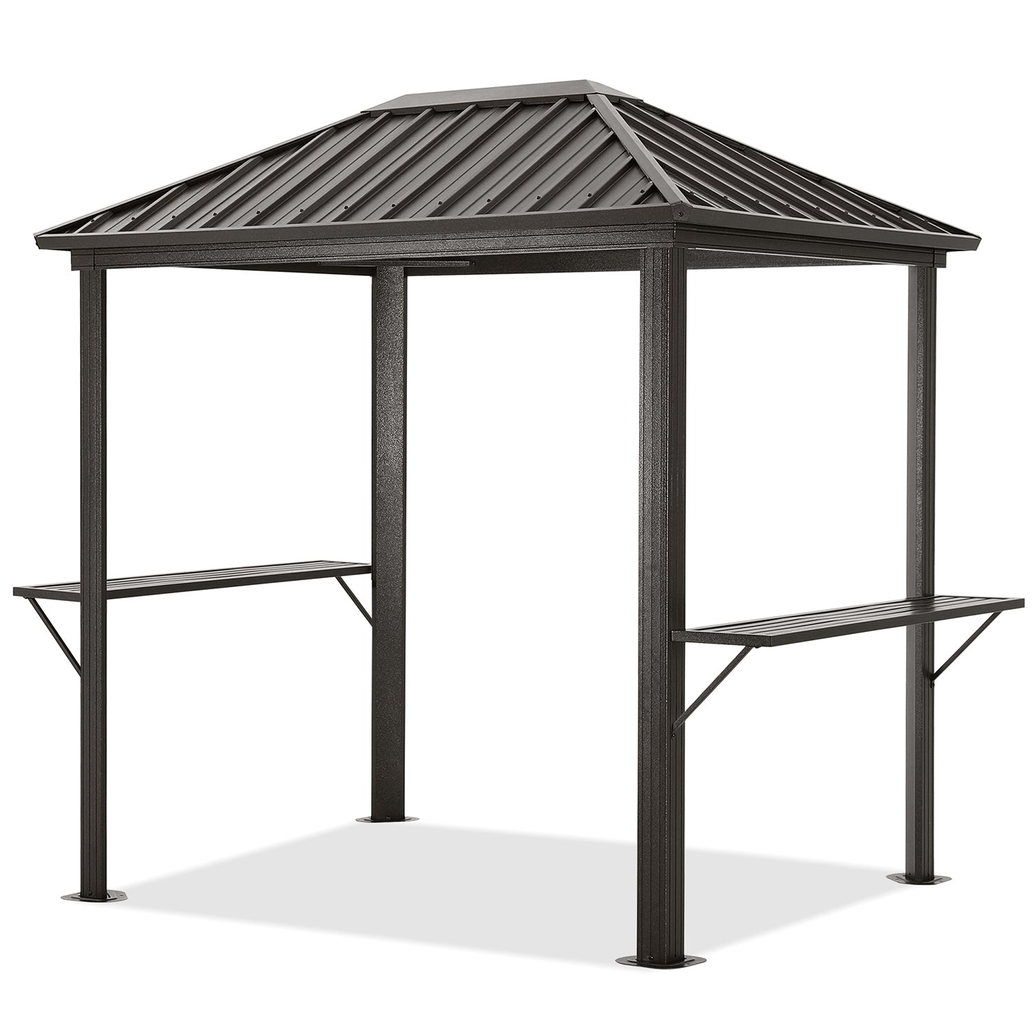 ABCCANOPY 6x8 Hardtop Grill Gazebo Outdoor Permanent BBQ Gazebo