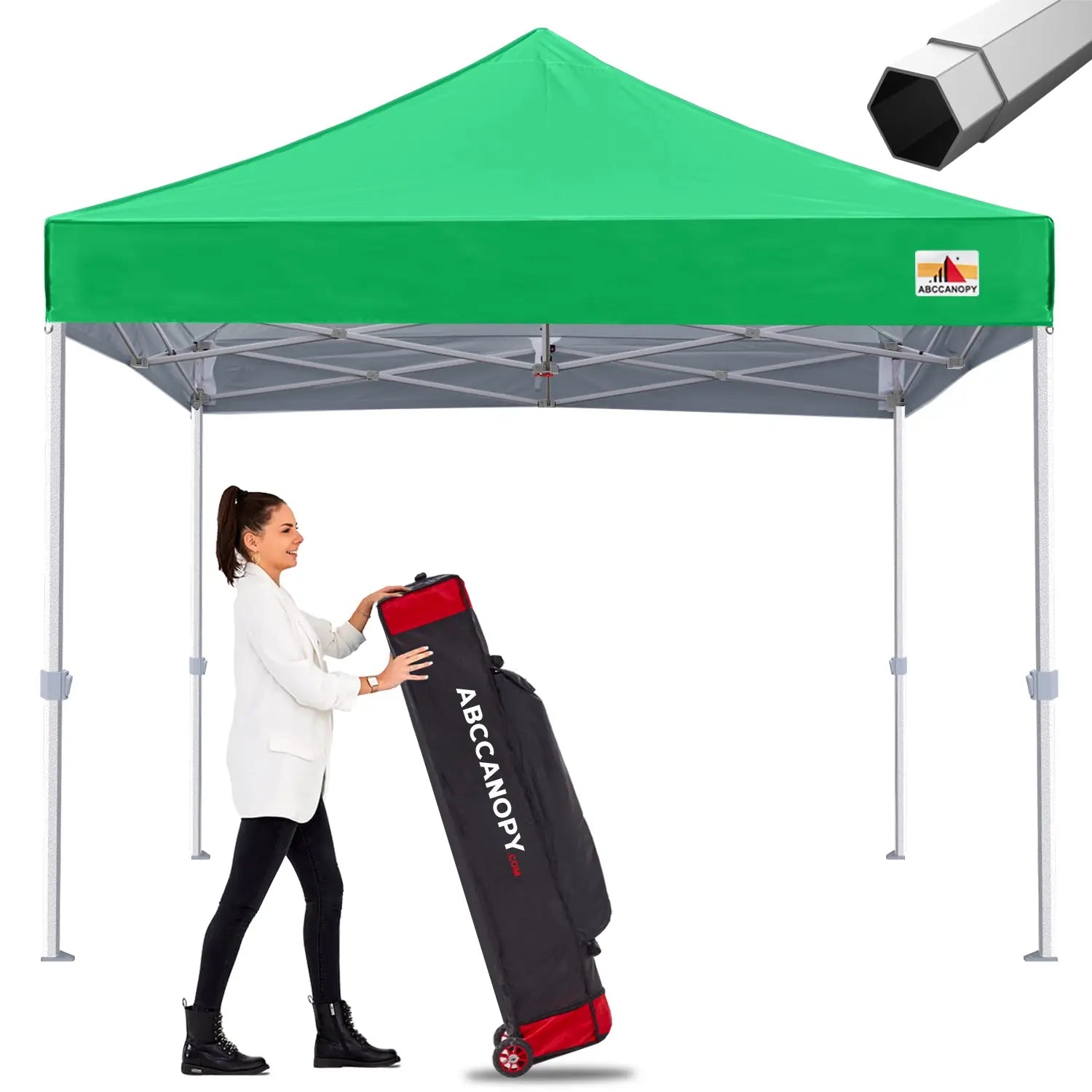 ABCCANOPY S2 Premium Heavy Duty Pop Up Canopy Tent - 8x8, 10x10, 10x15, 10x20