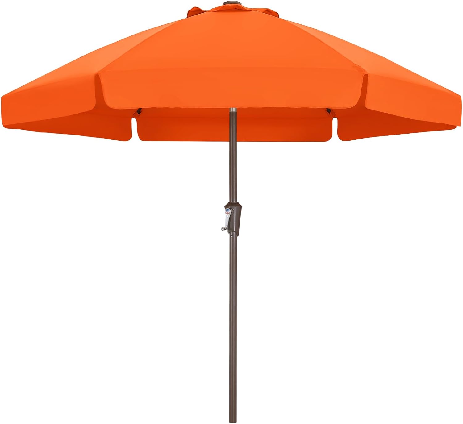 ABCCANOPY Outdoor Market Umbrella with Tilt & Crank 7.5FT 6 Ribs Gray ABCCANOPY Outdoor Market Umbrella with Tilt & Crank 7.5FT 6 Ribs Gray