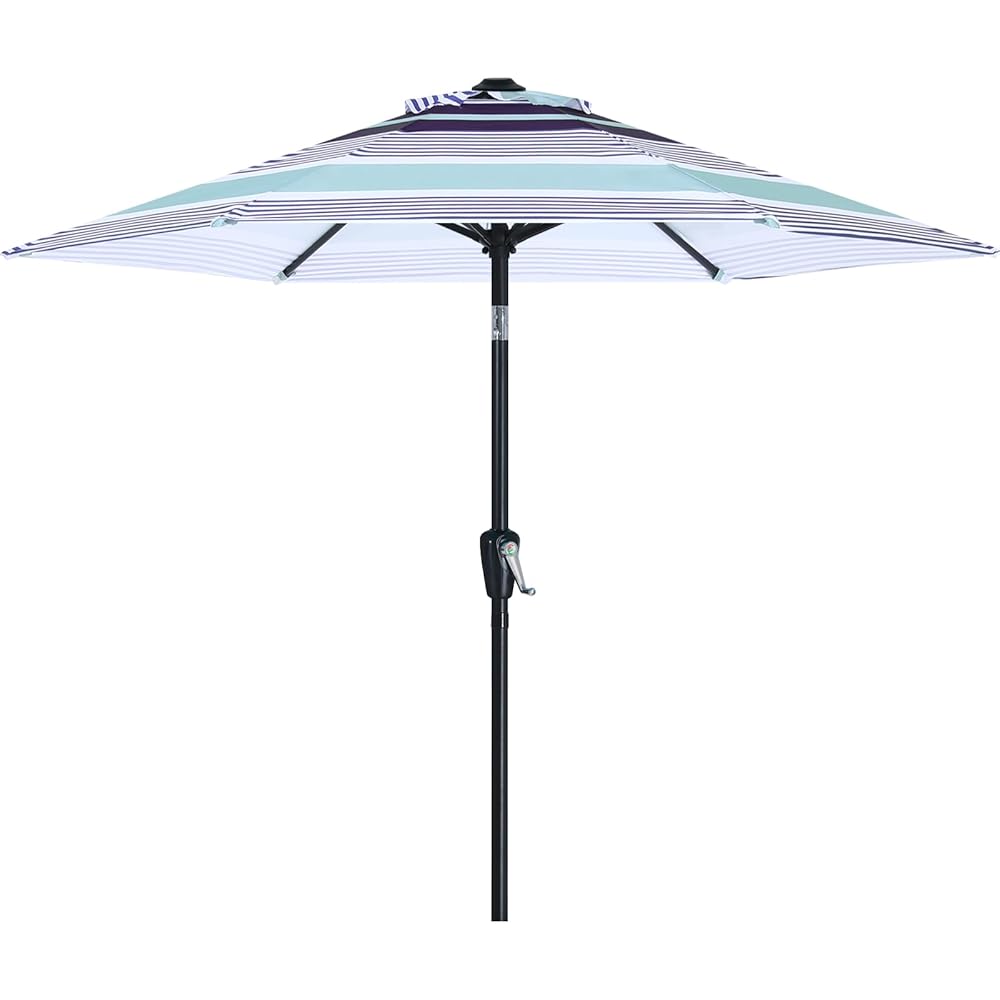 ABCCANOPY 7.5FT Patio Table Umbrella UV Protection Umbrella for Garden 6 Ribs