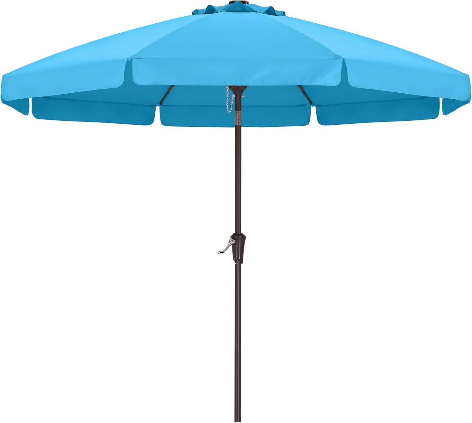 ABCCANOPY Outdoor Market 8 Ribs Umbrella with Tilt & Crank for Patio Pool 7.5FT, 9FT, 10FT