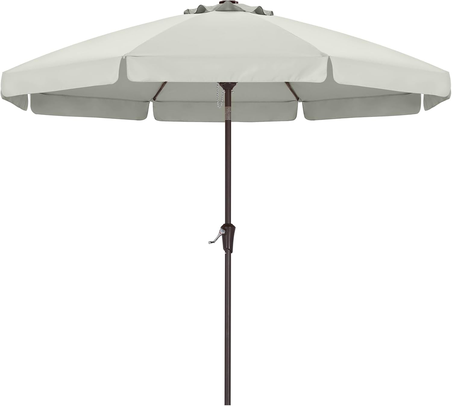 ABCCANOPY Outdoor Market 8 Ribs Umbrella with Tilt & Crank for Patio Pool 7.5FT, 9FT, 10FT