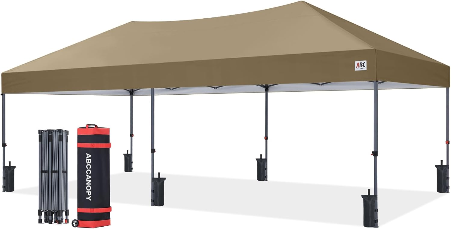ABCCANOPY Outdoor Pop Up Canopy Tent (Low Crest™) - 8x8, 10x10, 12x12, 10x20