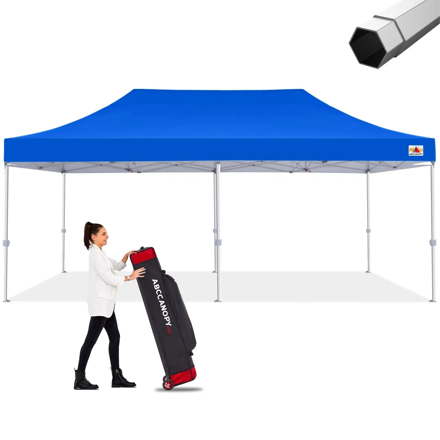 ABCCANOPY S2 Premium Heavy Duty Pop Up Canopy Tent - 8x8, 10x10, 10x15, 10x20