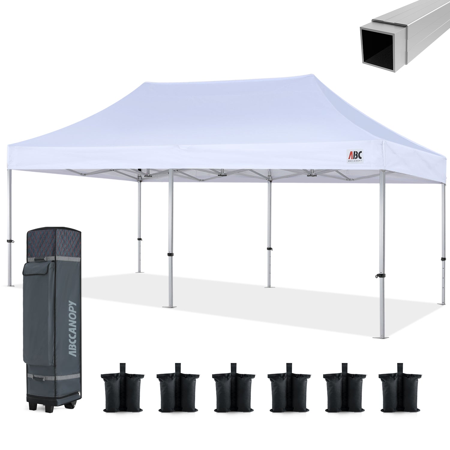 ABCCANOPY S3 Professional Aluminum Canopy Tent - 10x10, 10x15, 10x20