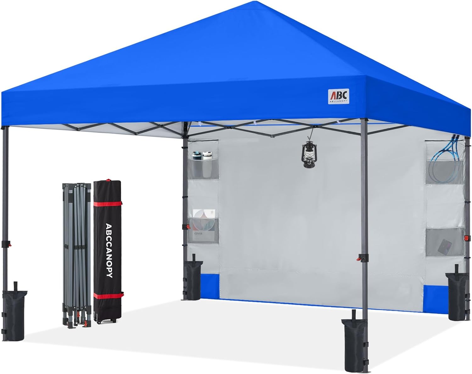 ABCCANOPY 10x10 Pop Up Canopy Tent with Storage Sidewall