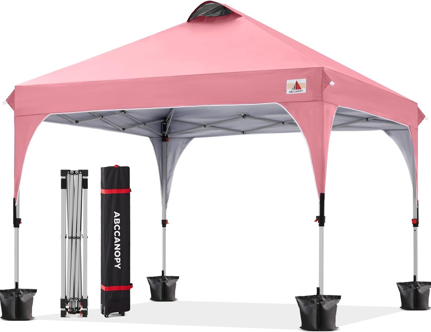 ABCCANOPY Instant Pop‑Up Canopy Tent for Camping & Beach - 6.6x6.6, 8x8, 10x10
