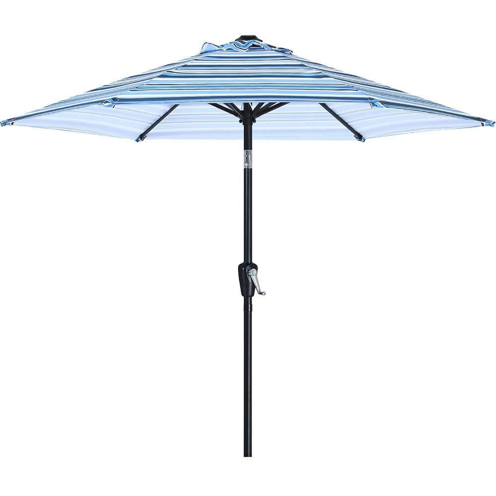ABCCANOPY 7.5FT Patio Table Umbrella UV Protection Umbrella for Garden 6 Ribs