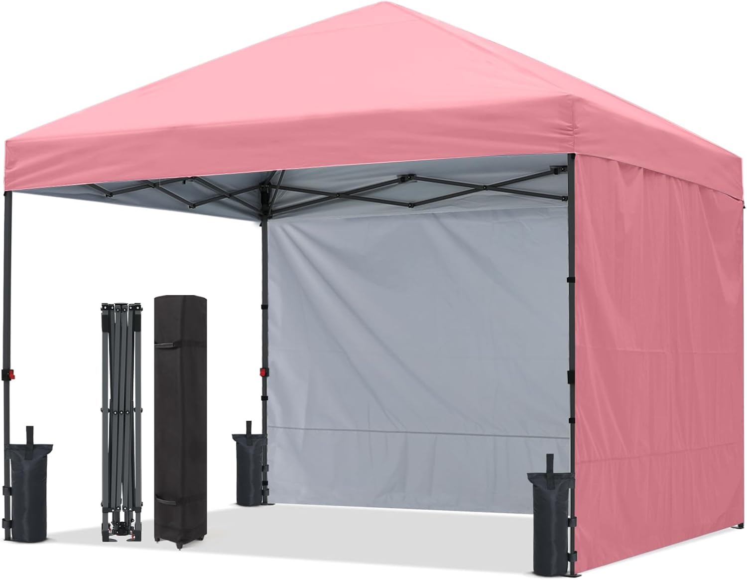 ABCCANOPY Outdoor Easy Pop Up Canopy Tent With 2 Sun Walls - 10x10, 8x8, 6x6