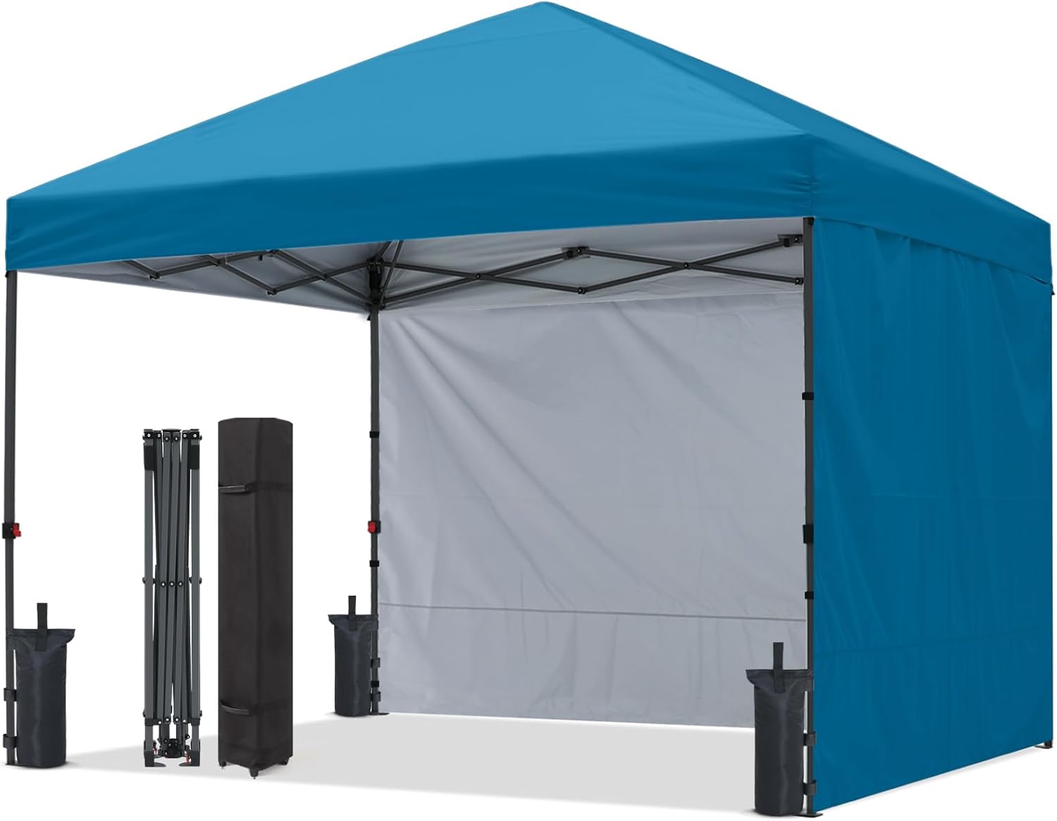 ABCCANOPY Outdoor Easy Pop Up Canopy Tent With 2 Sun Walls - 10x10, 8x8, 6x6
