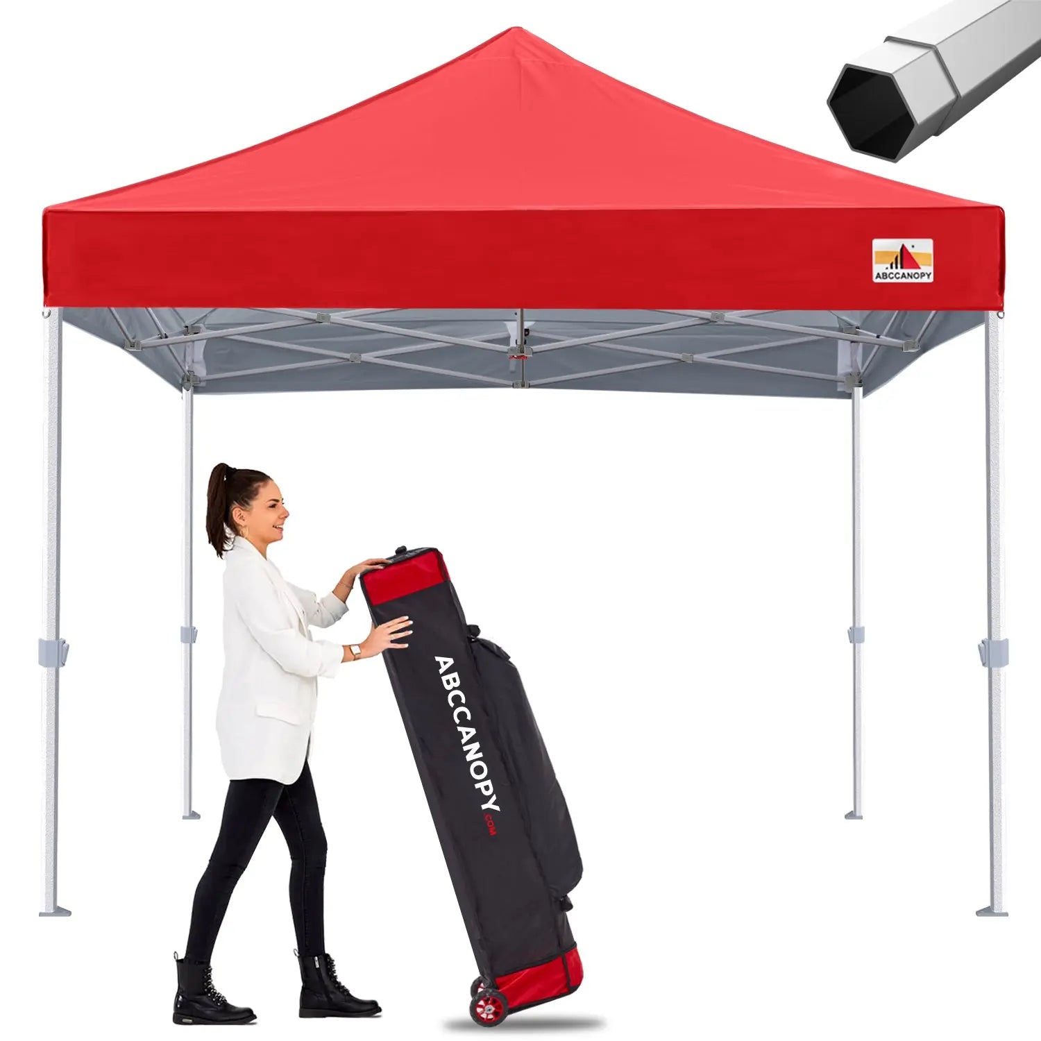 ABCCANOPY S2 Premium Heavy Duty Pop Up Canopy Tent - 8x8, 10x10, 10x15, 10x20
