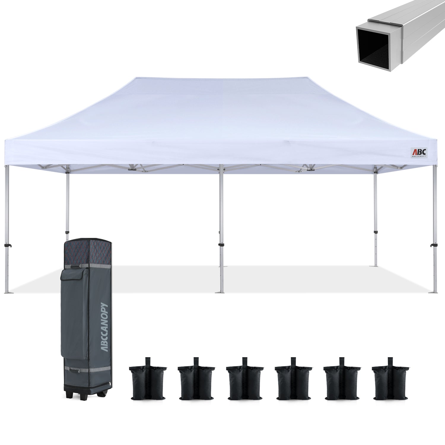 ABCCANOPY S3 Professional Aluminum Canopy Tent - 10x10, 10x15, 10x20