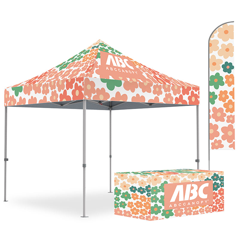 ABCCANOPY 10x10 Custom Canopy Heavy Duty Full Case Vision Super Value Package (S1 Nova Base™-Frame)