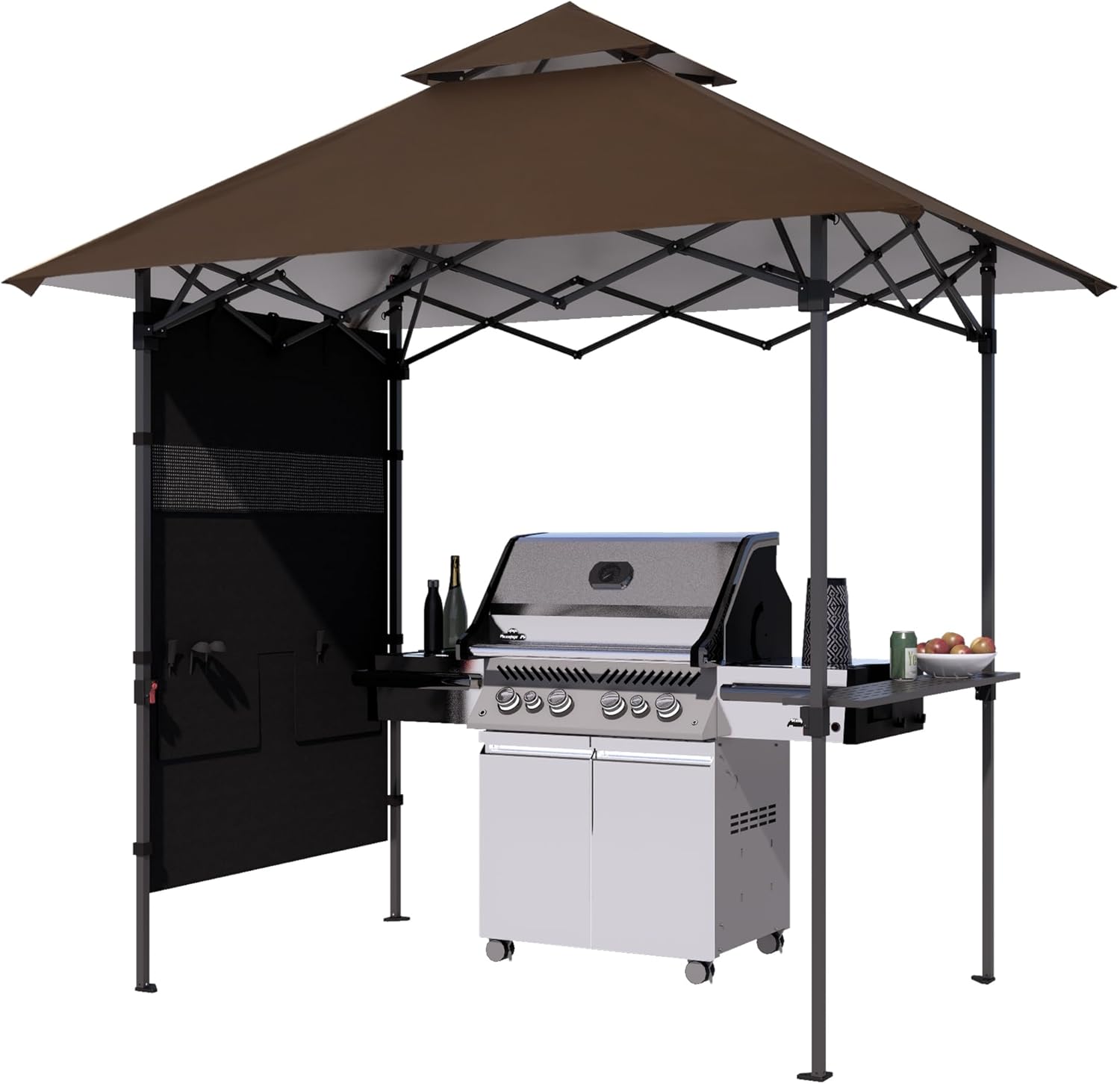 ABCCANOPY 8x5 Grill Gazebo BBQ Outdoor Shelter with LED Light