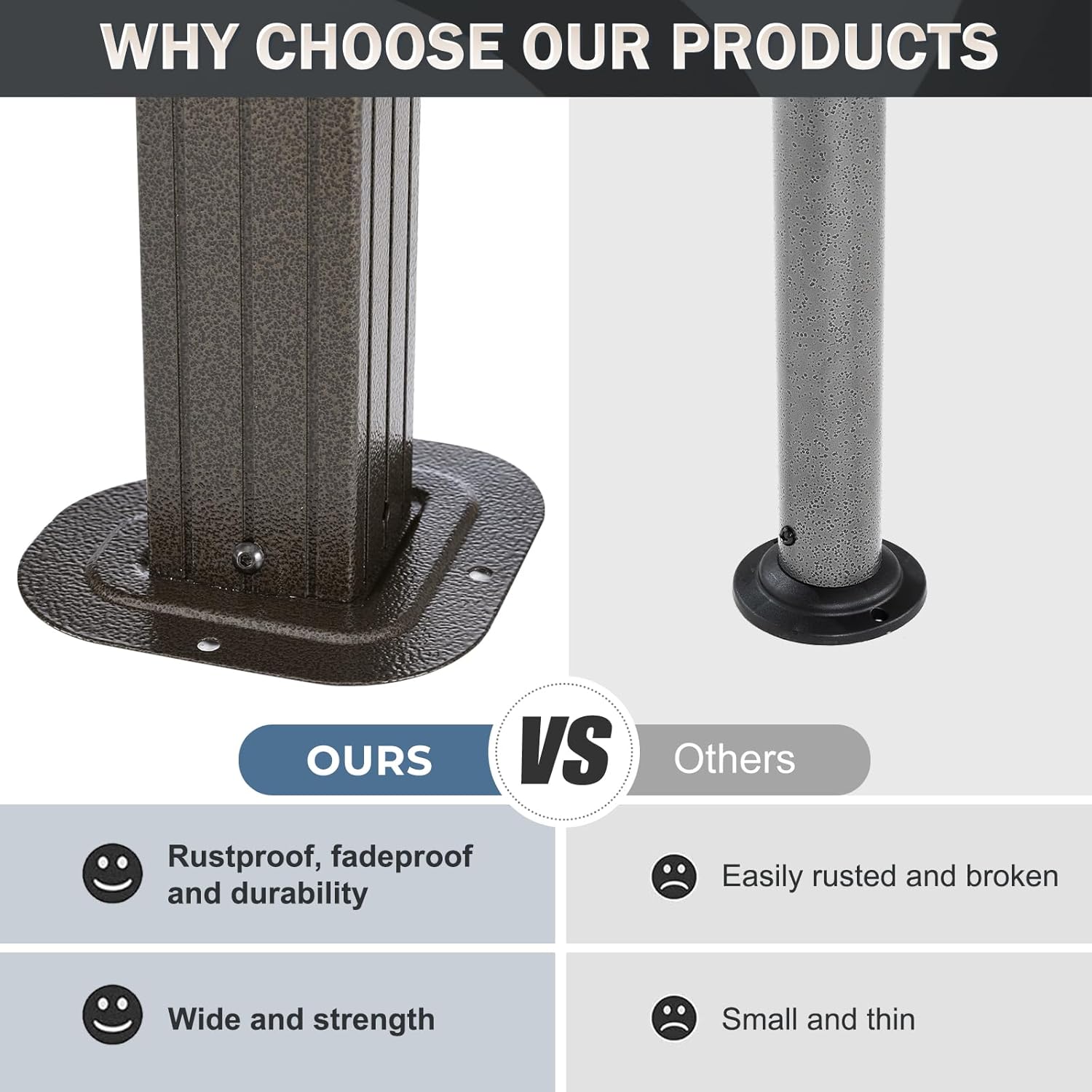 ABCCANOPY 6x8 Hardtop Grill Gazebo Outdoor Permanent BBQ Gazebo