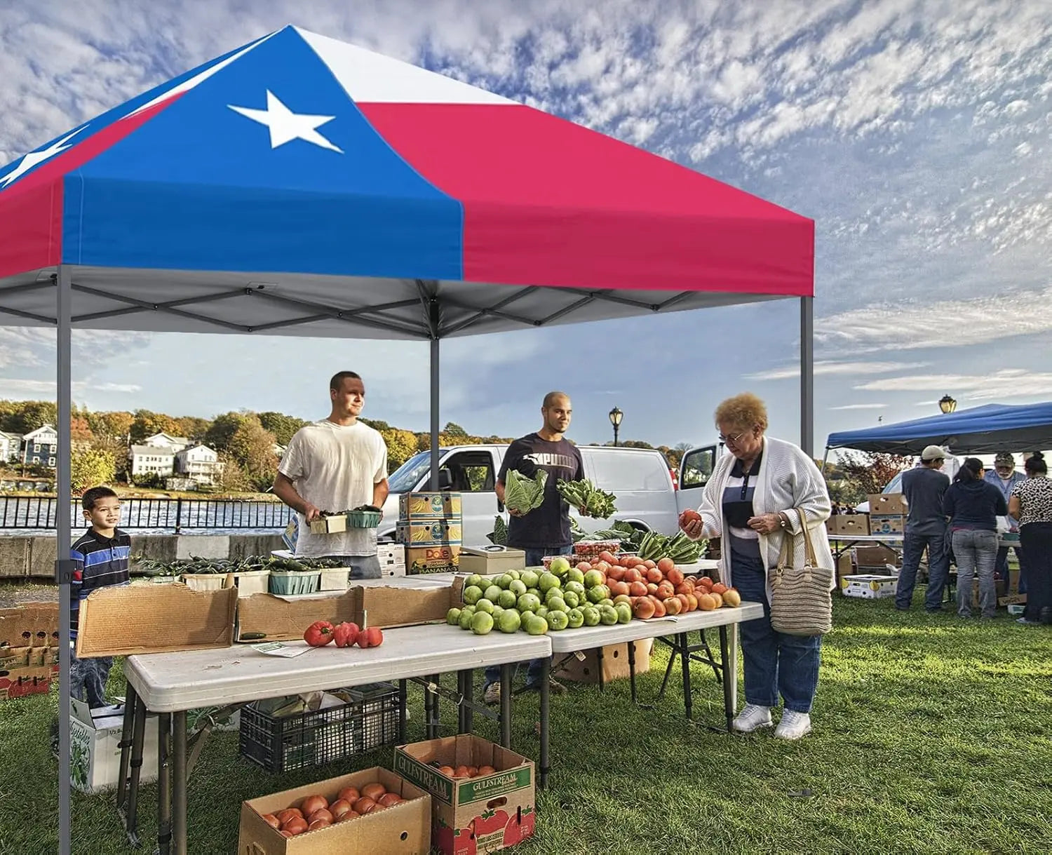 ABCCANOPY Outdoor Easy Pop up 10x10 Camping Canopy Tent With Graphic Print