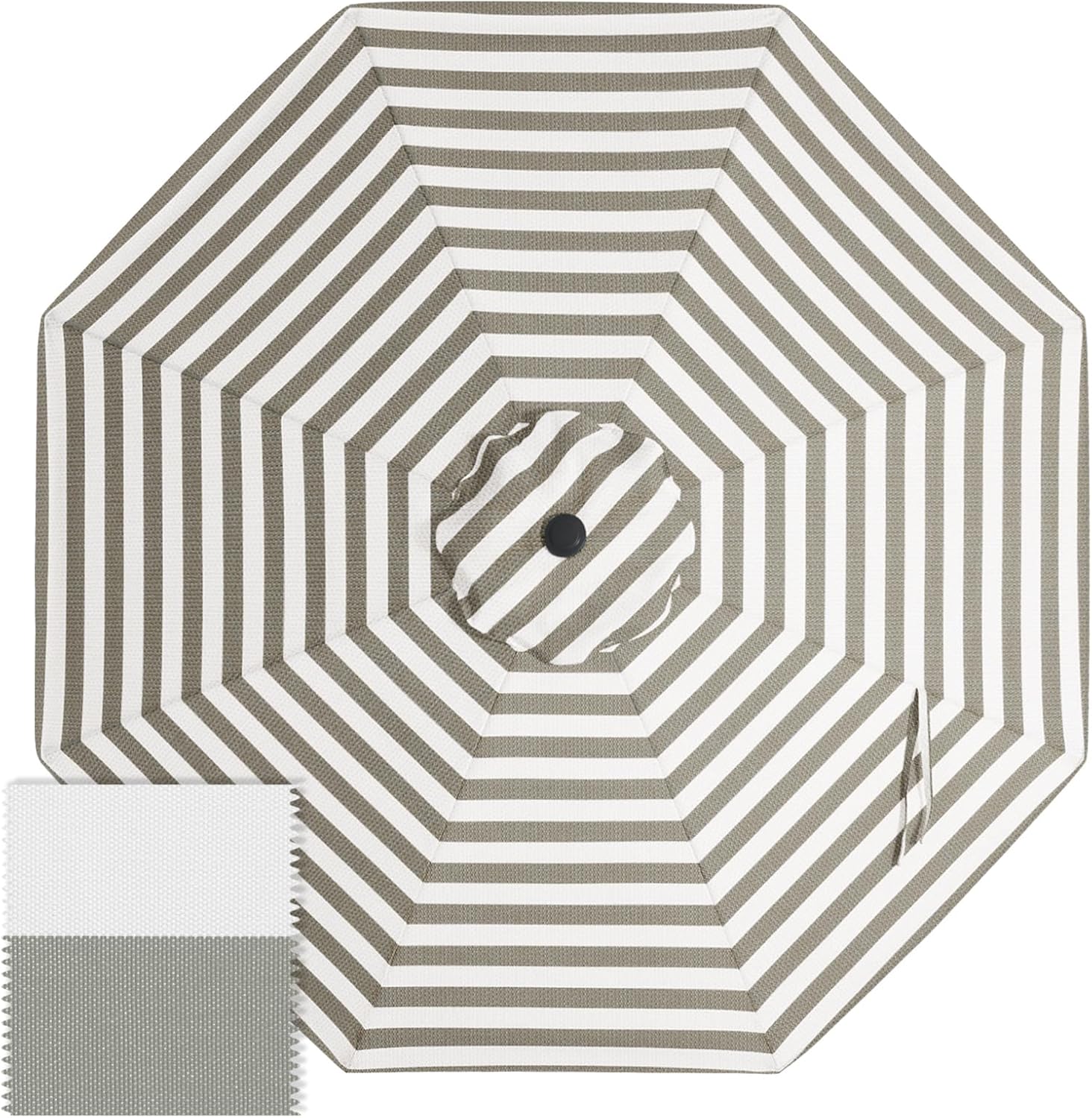 ABCCANOPY 9FT Patio Umbrella Replacement Canopy Only OLIFEN 5-Year Non Fading