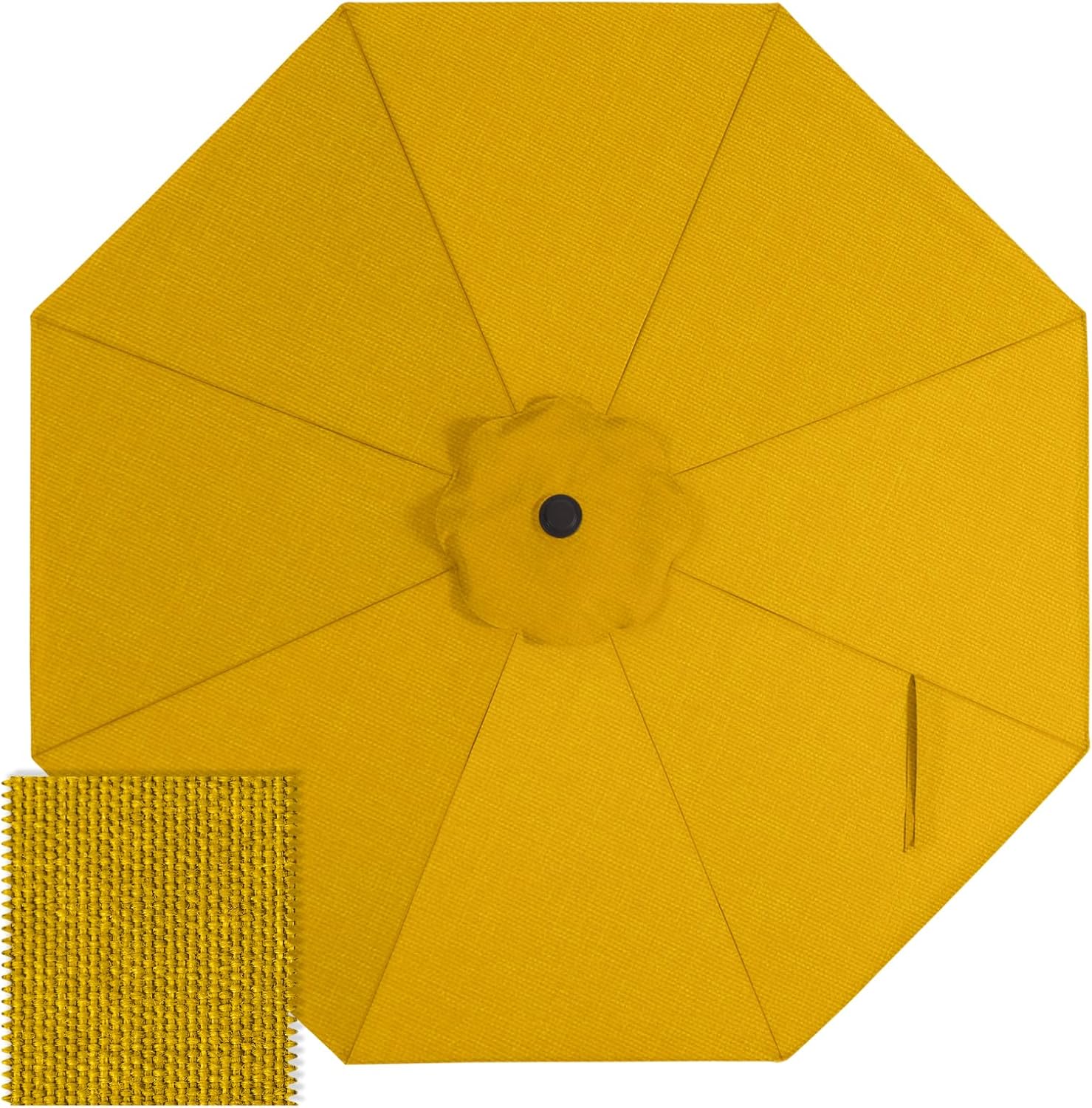 ABCCANOPY 9FT Patio Umbrella Replacement Canopy Only OLIFEN 5-Year Non Fading