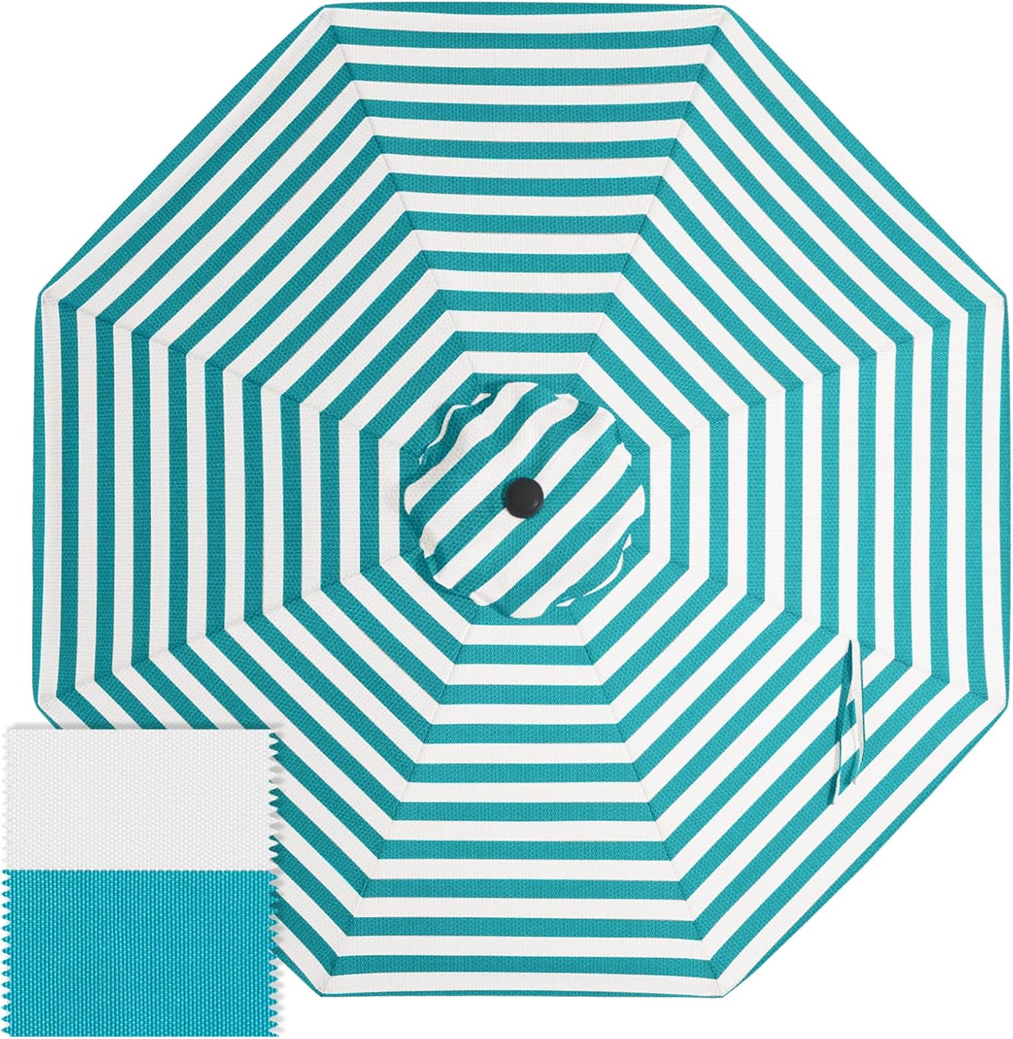 ABCCANOPY 9FT Patio Umbrella Replacement Canopy Only OLIFEN 5-Year Non Fading