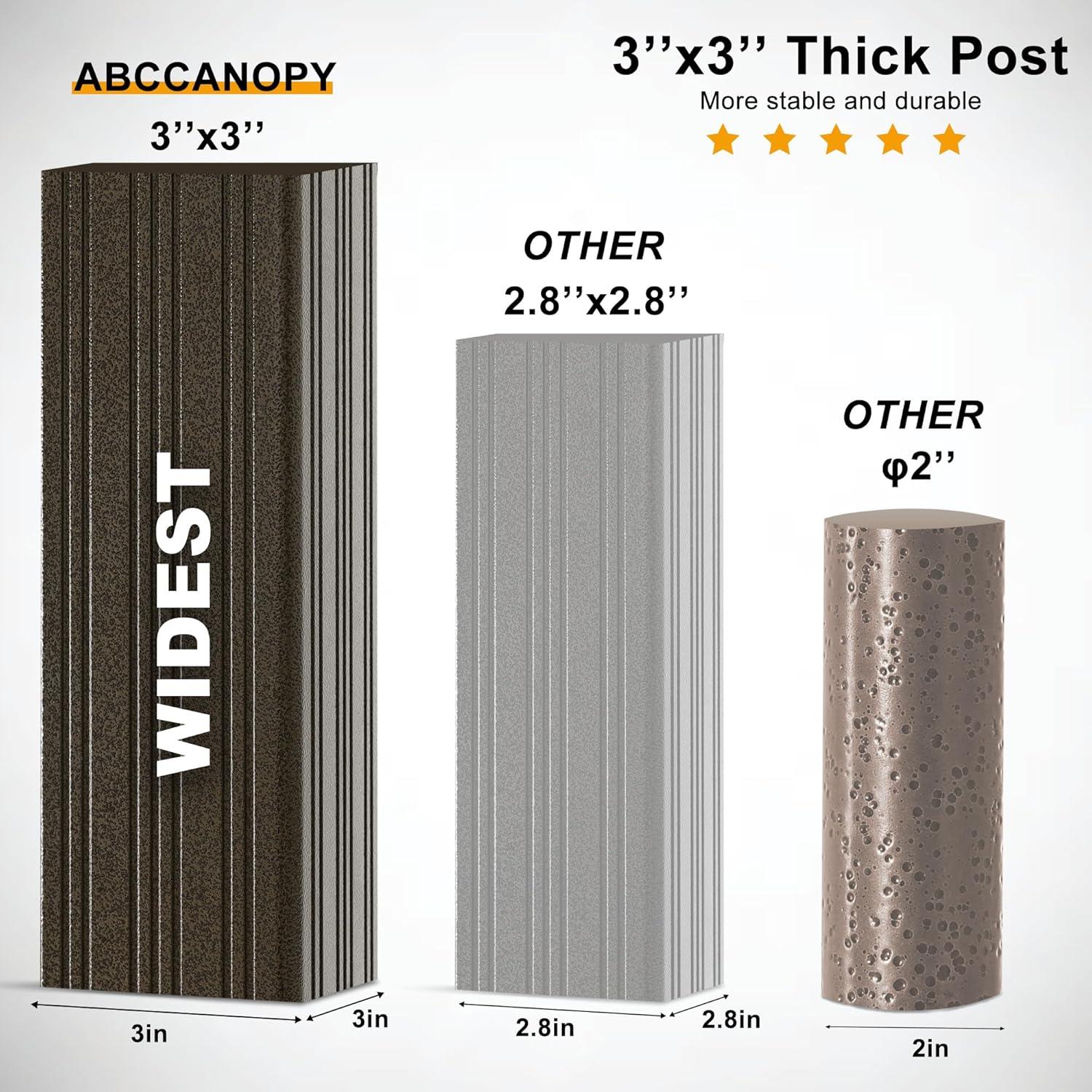 ABCCANOPY 6x8 Hardtop Grill Gazebo Outdoor Permanent BBQ Gazebo