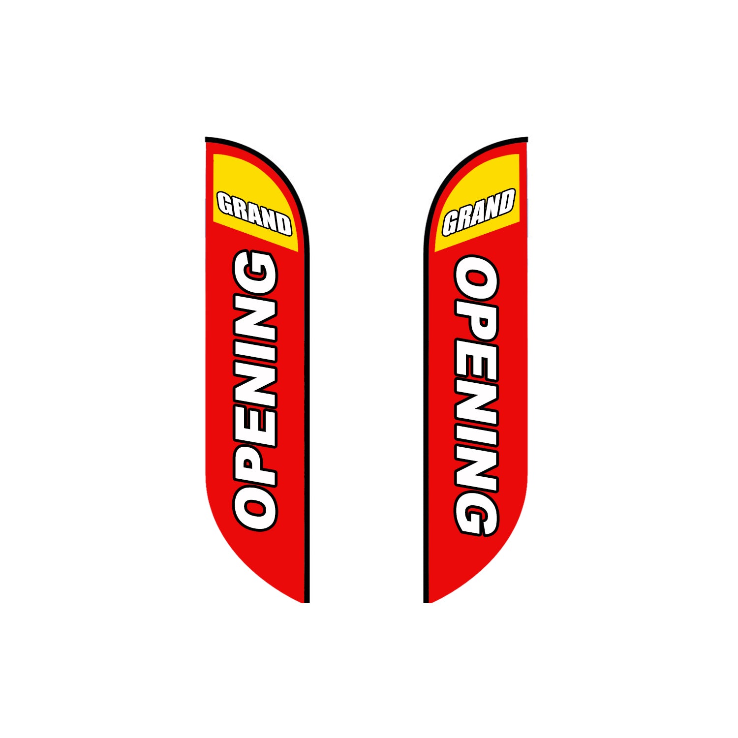 ABCCANOPY Custom Feather Blade Flag Advertising 8FT/10FT/12FT (Flag Only)