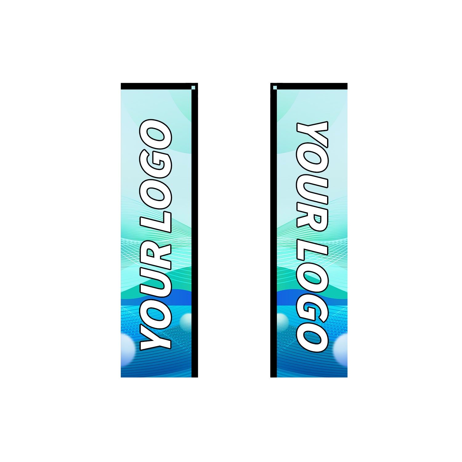 ABCCANOPY Custom Feather Blade Flag Advertising 8FT/10FT/12FT (Flag Only)