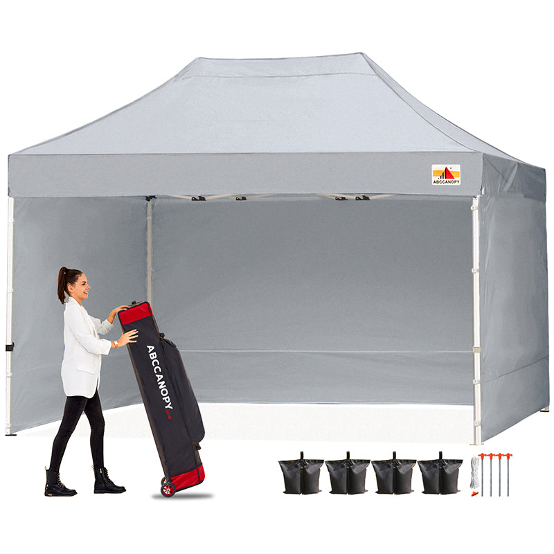 ABCCANOPY S1 Commercial Pop Up Canopy Tent with Sidewalls - 8x8, 8x12, 8x16