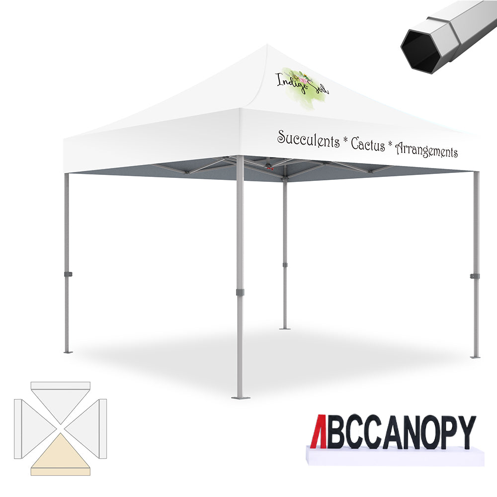 ABCCANOPY Custom Canopy Tent Heavy Duty Pop Up Shelter (S2 Premium) - 8x8, 10x10, 10x15, 10x20