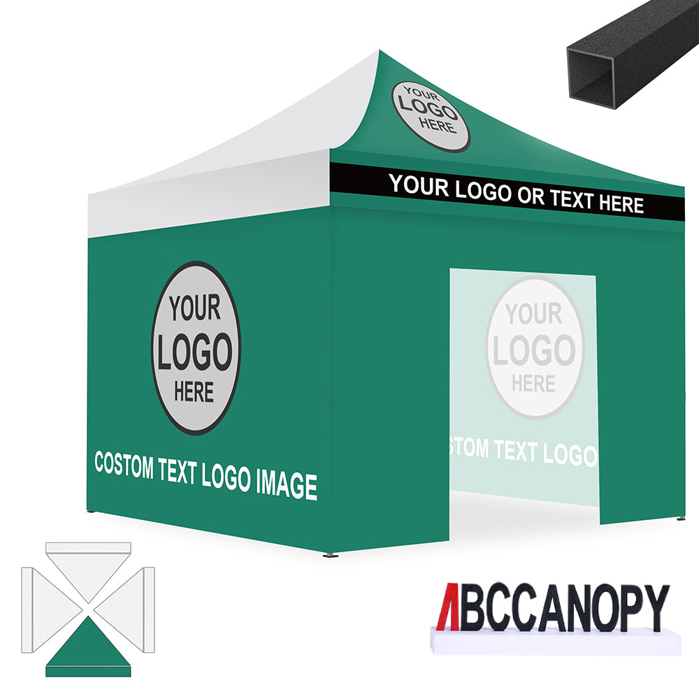 ABCCANOPY Custom Canopy Tent Pop Up Shelter (S1 Commercial) - 10x10, 10x15, 10x20